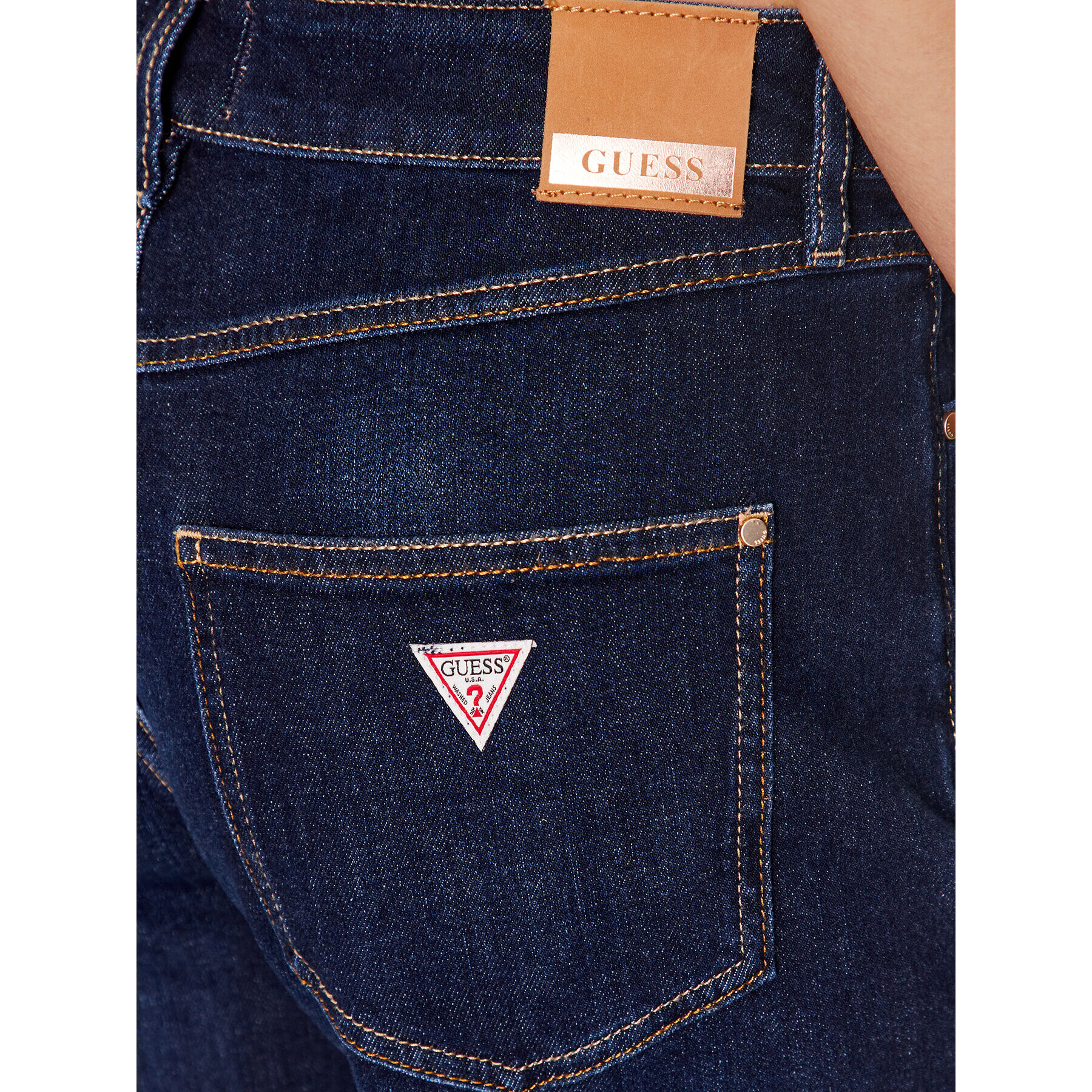 Guess Дънки W3YA82 D4U54 Тъмносин Relaxed Fit - Pepit.bg