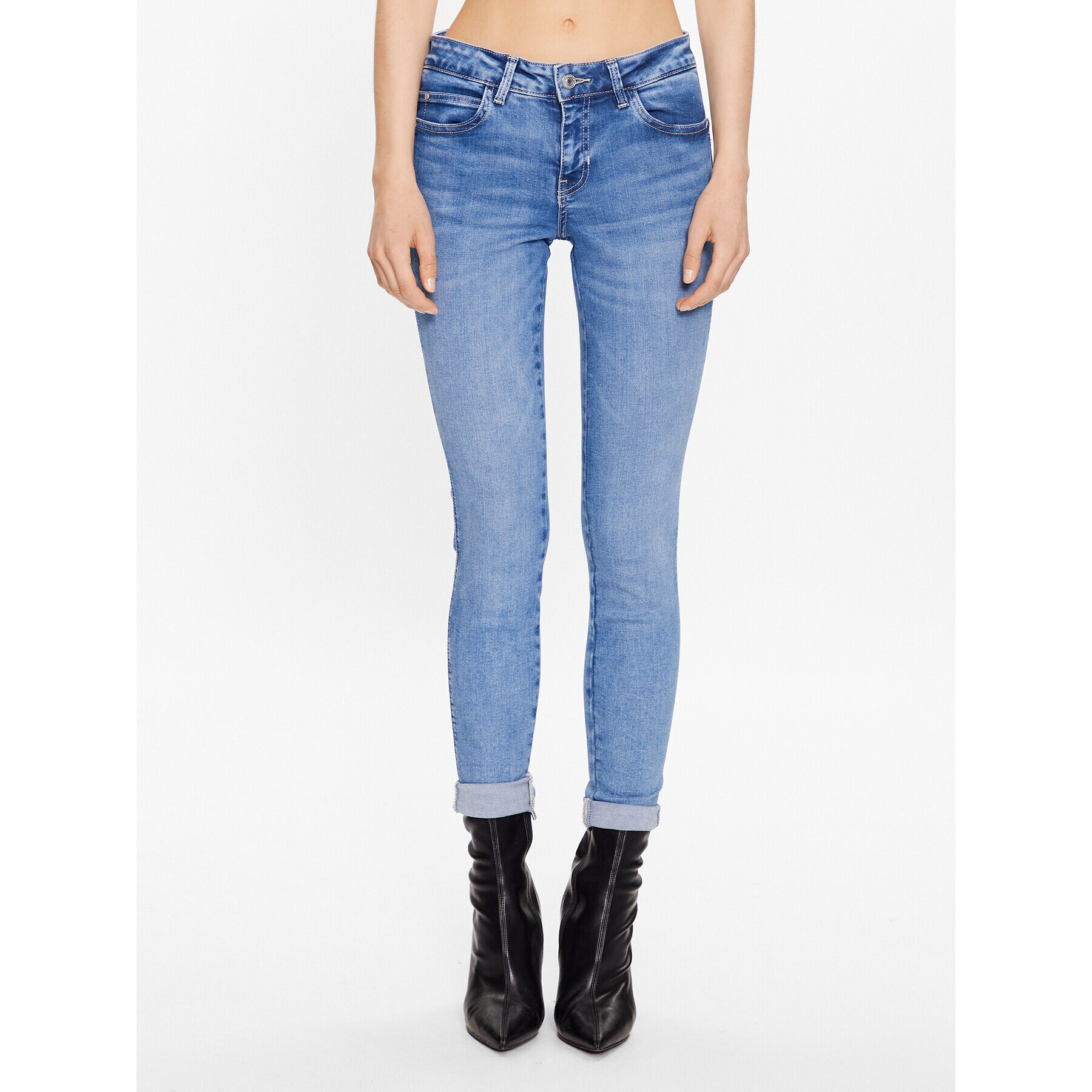 Guess Дънки W3YAJ2 D52F2 Син Skinny Fit - Pepit.bg