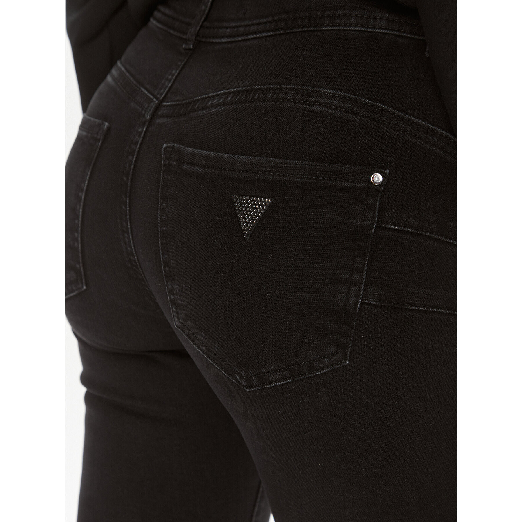 Guess Дънки W4RA3 4D59I1 Черен Skinny Fit - Pepit.bg
