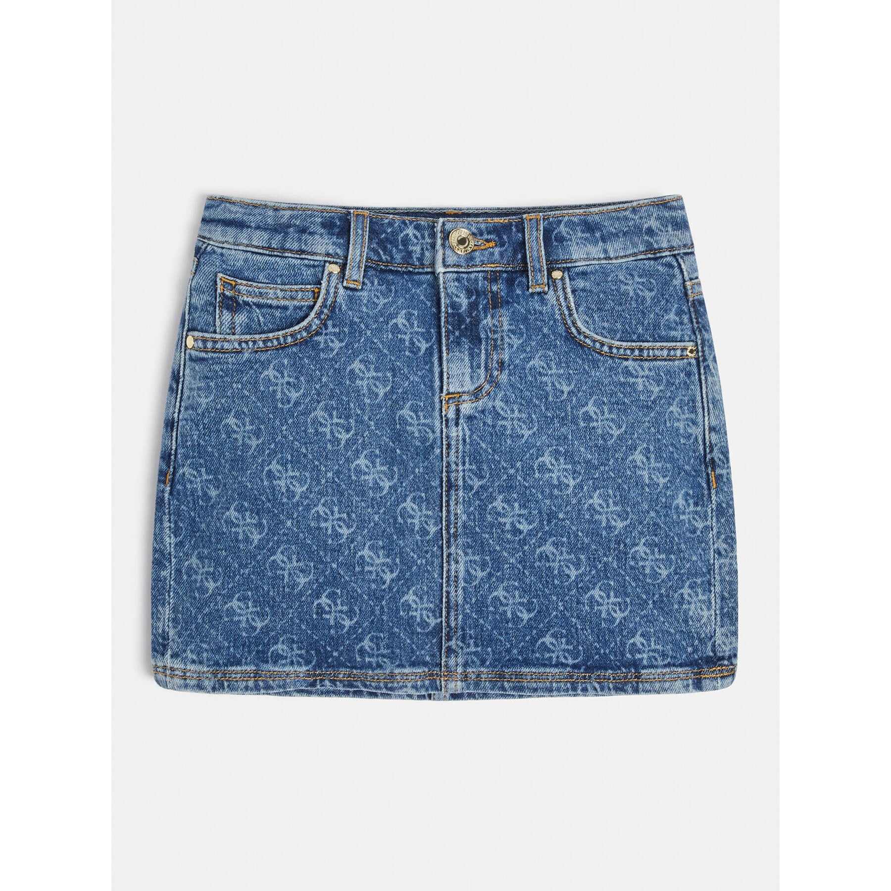 Guess Дънкова пола J3GD27 D4WF0 Син Regular Fit - Pepit.bg