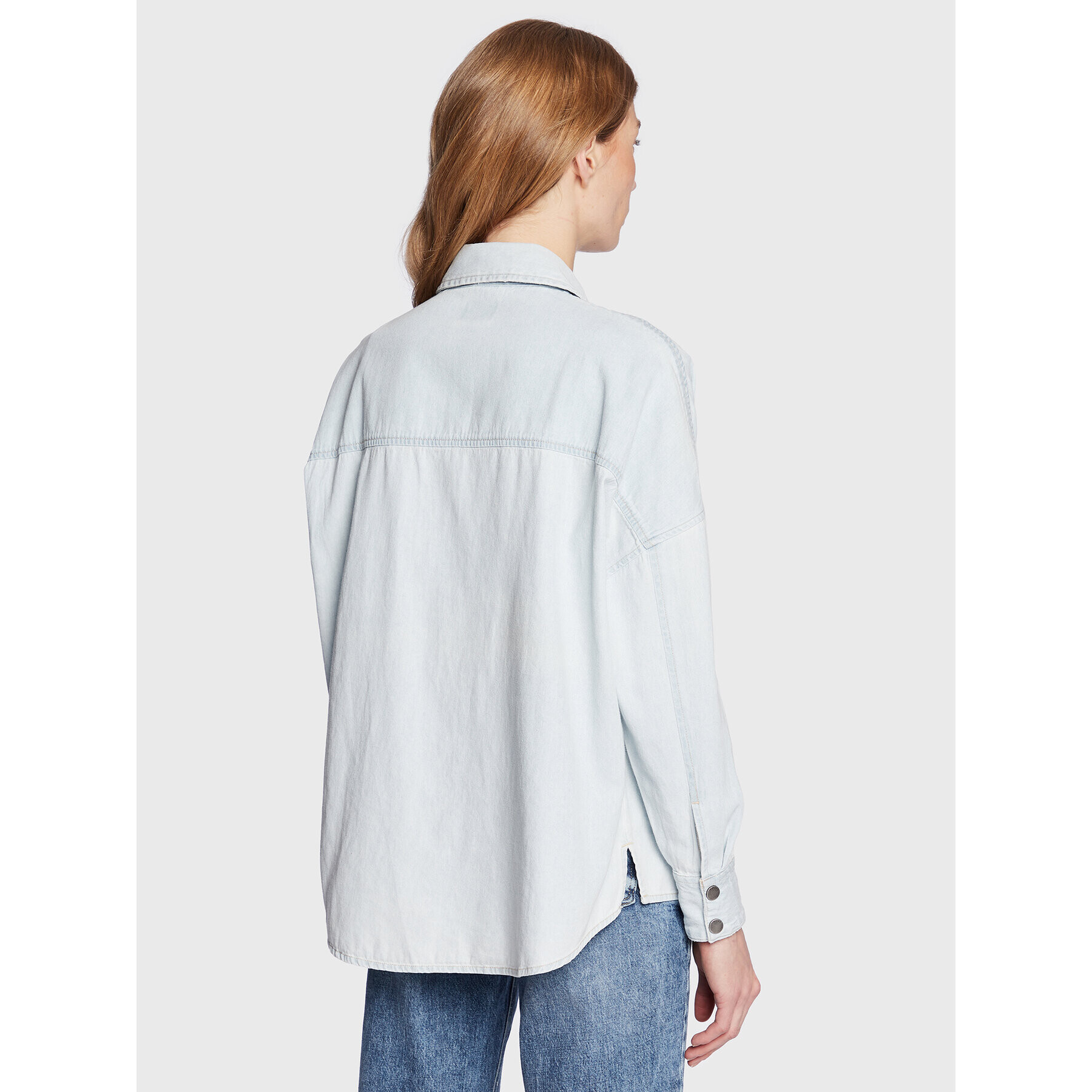 Guess дънкова риза W3RH65 D4WH1 Син Regular Fit - Pepit.bg
