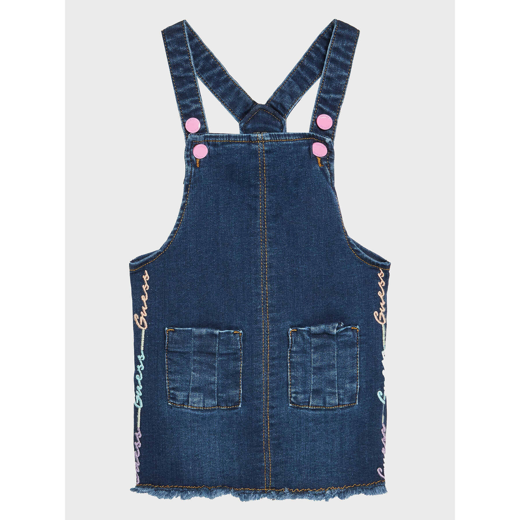 Guess Дънкова рокля K3RK06 D4MA0 Син Regular Fit - Pepit.bg
