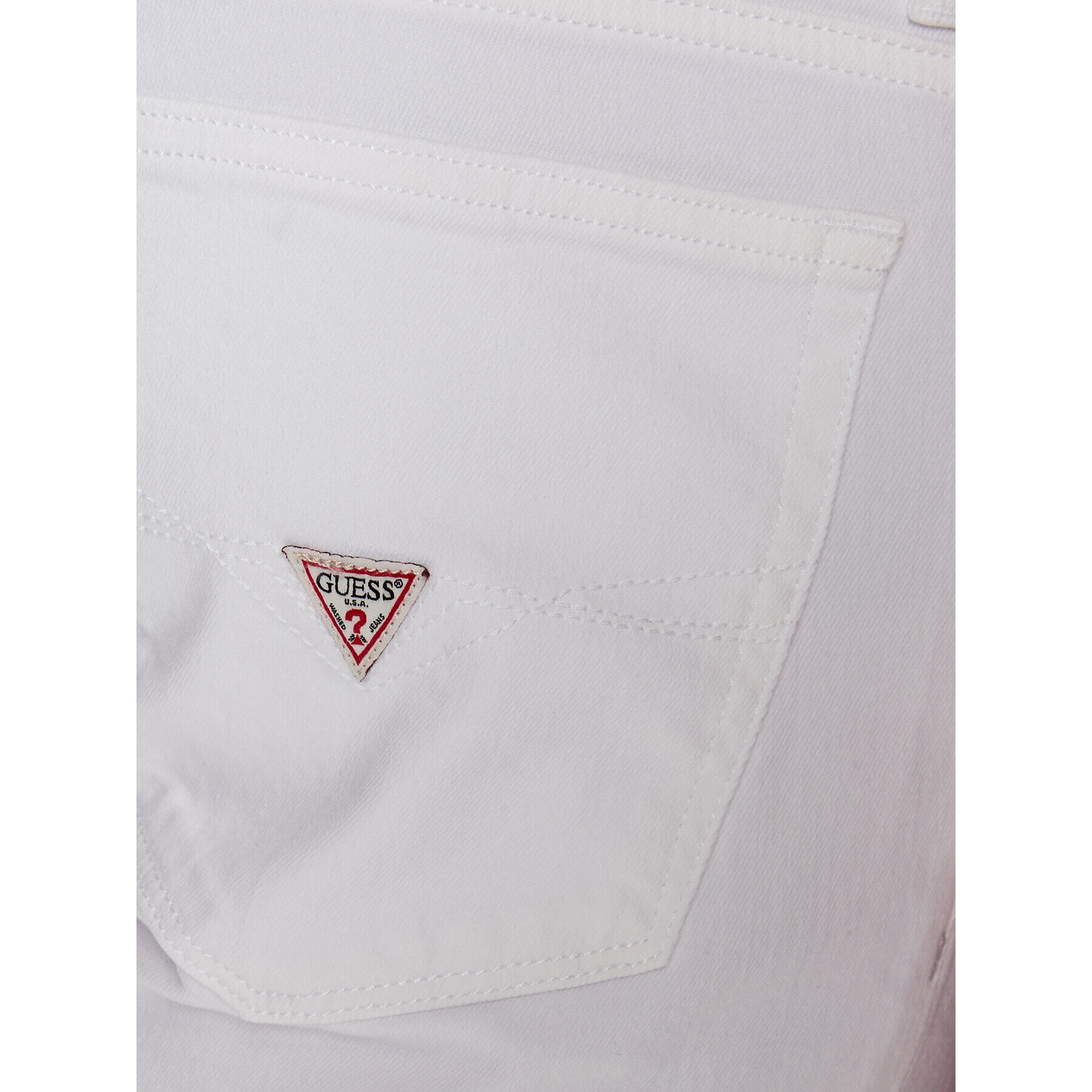 Guess Дънкови шорти Angels M3GD03 D4Z91 Бял Slim Fit - Pepit.bg