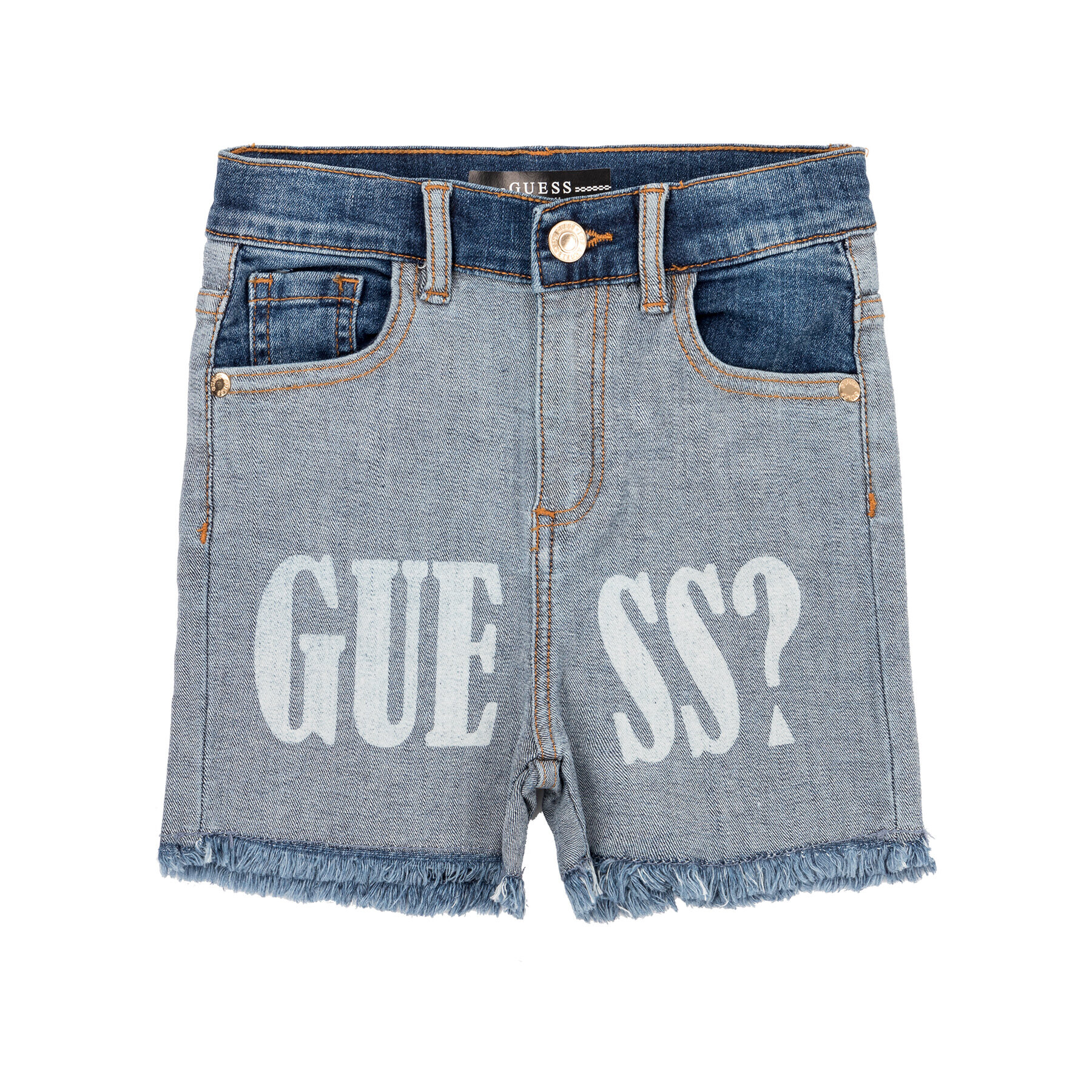 Guess Дънкови шорти J01D04 D3UE0 Син Regular Fit - Pepit.bg