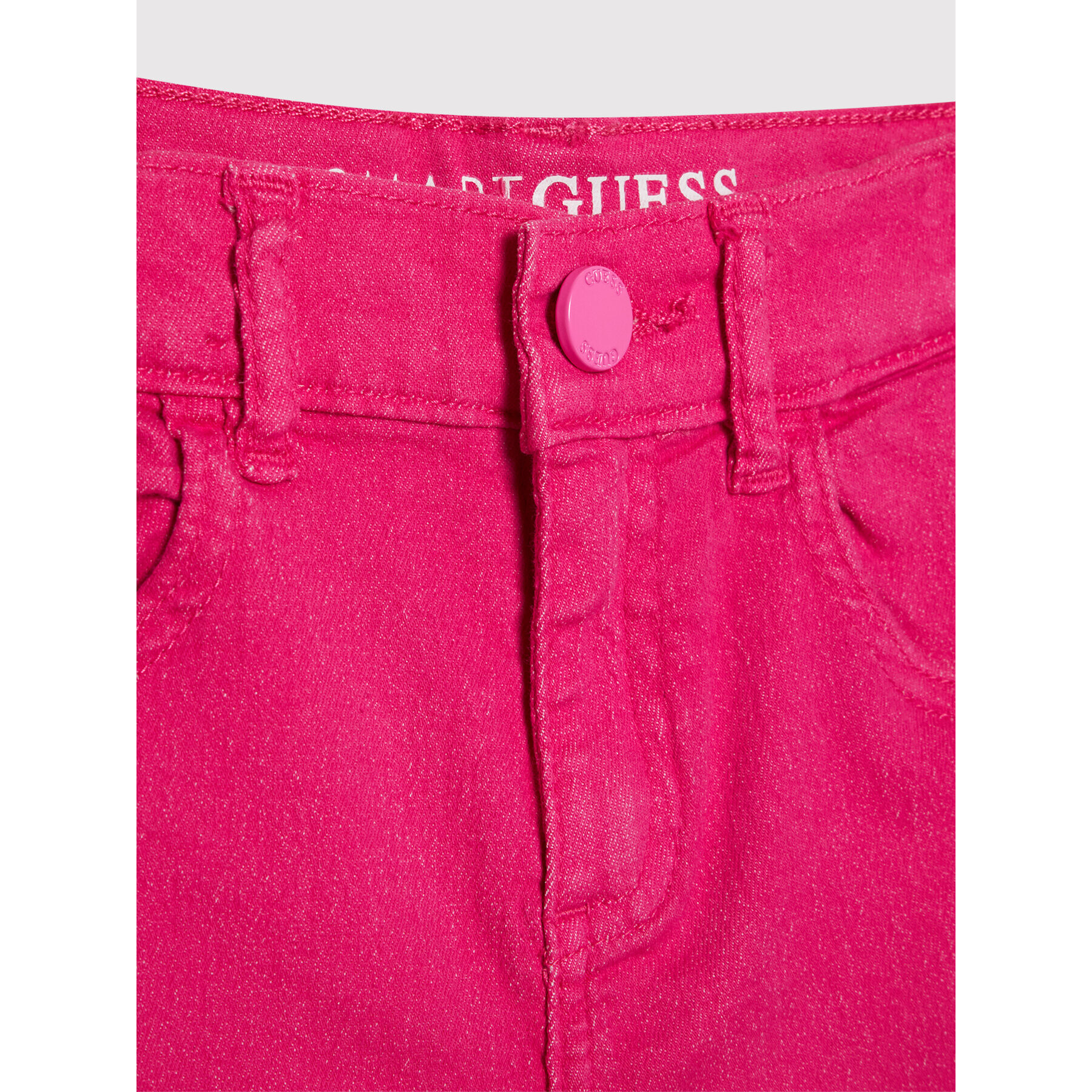 Guess Дънкови шорти J2RD12 WE5X0 Розов Regular Fit - Pepit.bg