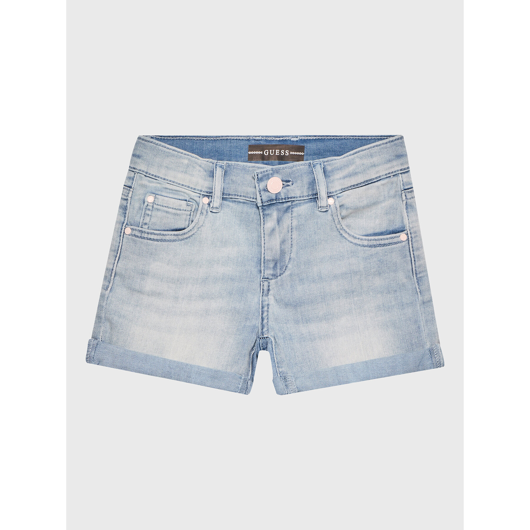 Guess Дънкови шорти J3GD15 D4CA0 Син Regular Fit - Pepit.bg