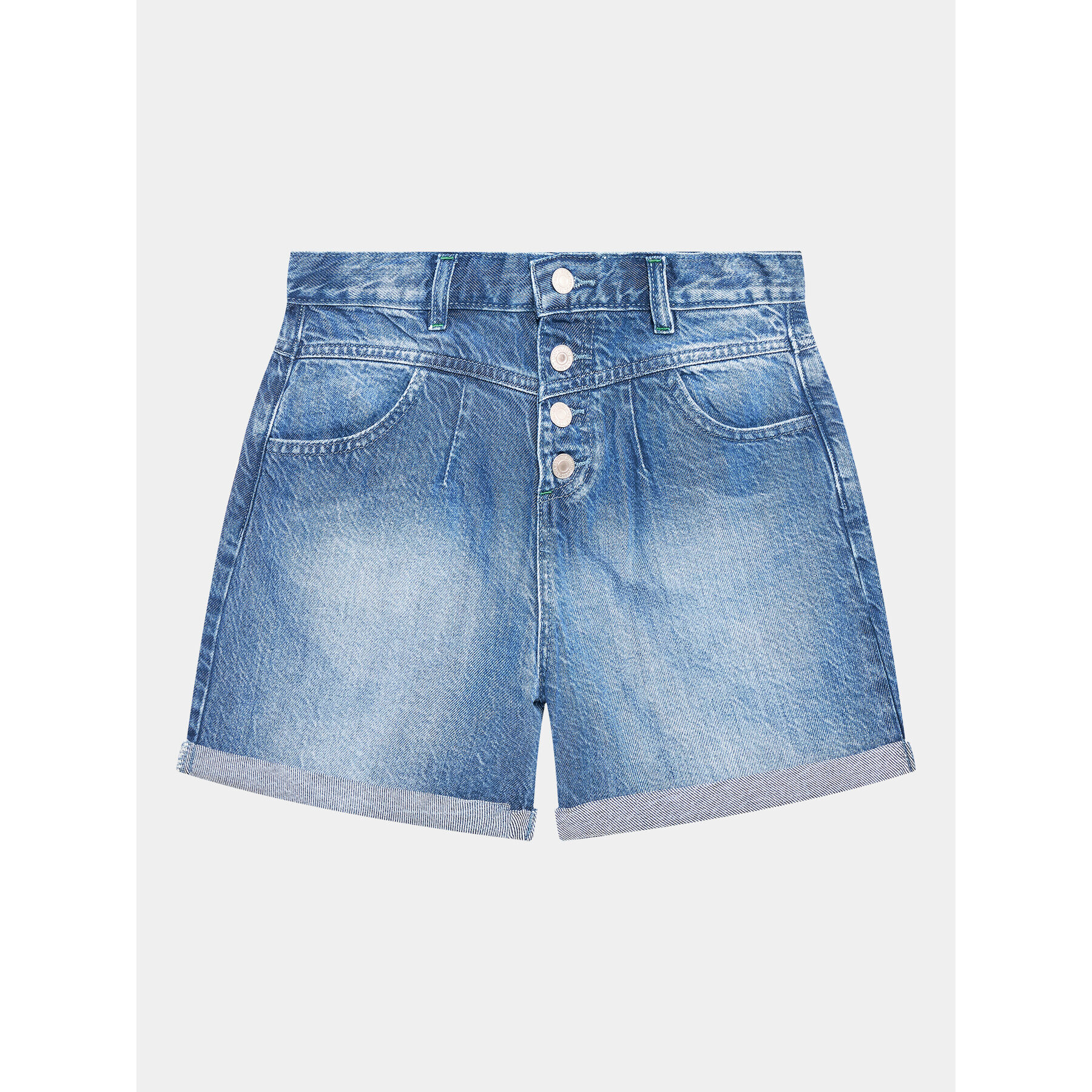 Guess Дънкови шорти J3GD16 D4MU2 Син Relaxed Fit - Pepit.bg