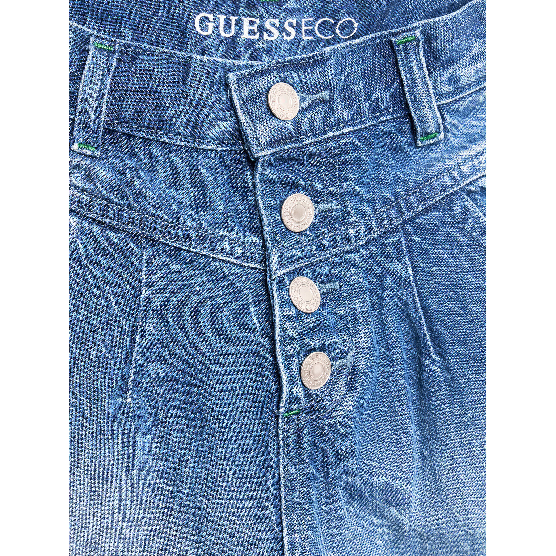 Guess Дънкови шорти J3GD16 D4MU2 Син Relaxed Fit - Pepit.bg