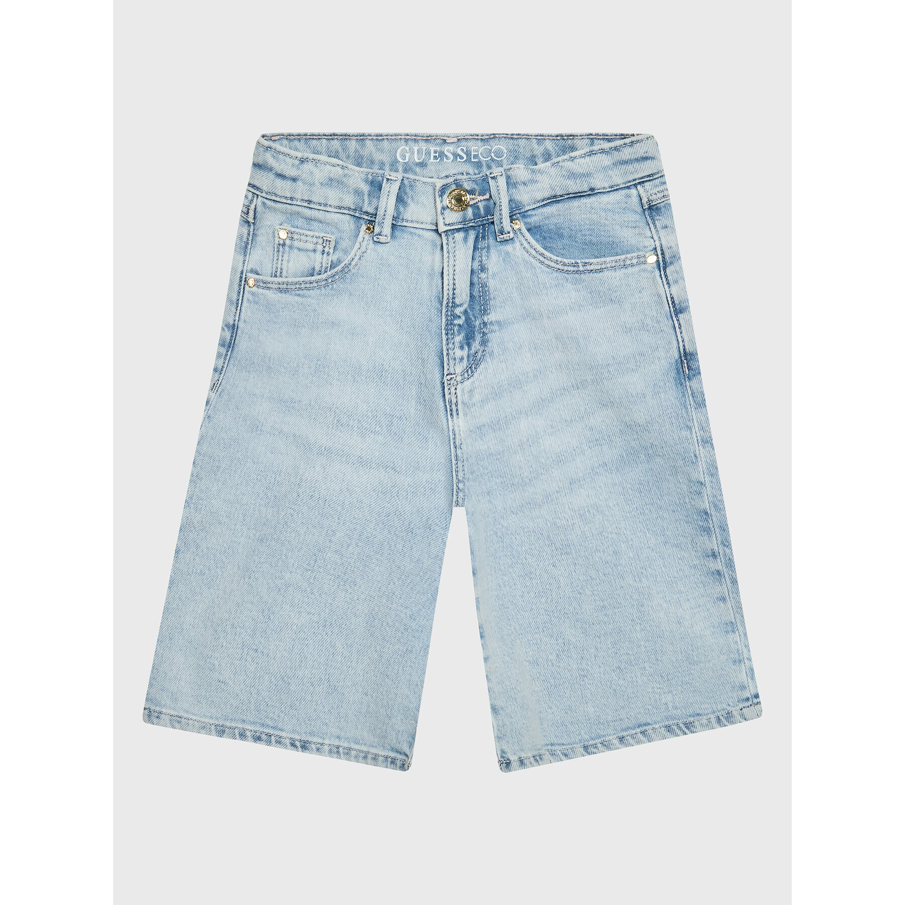 Guess Дънкови шорти J3GD17 D4MS0 Син Relaxed Fit - Pepit.bg