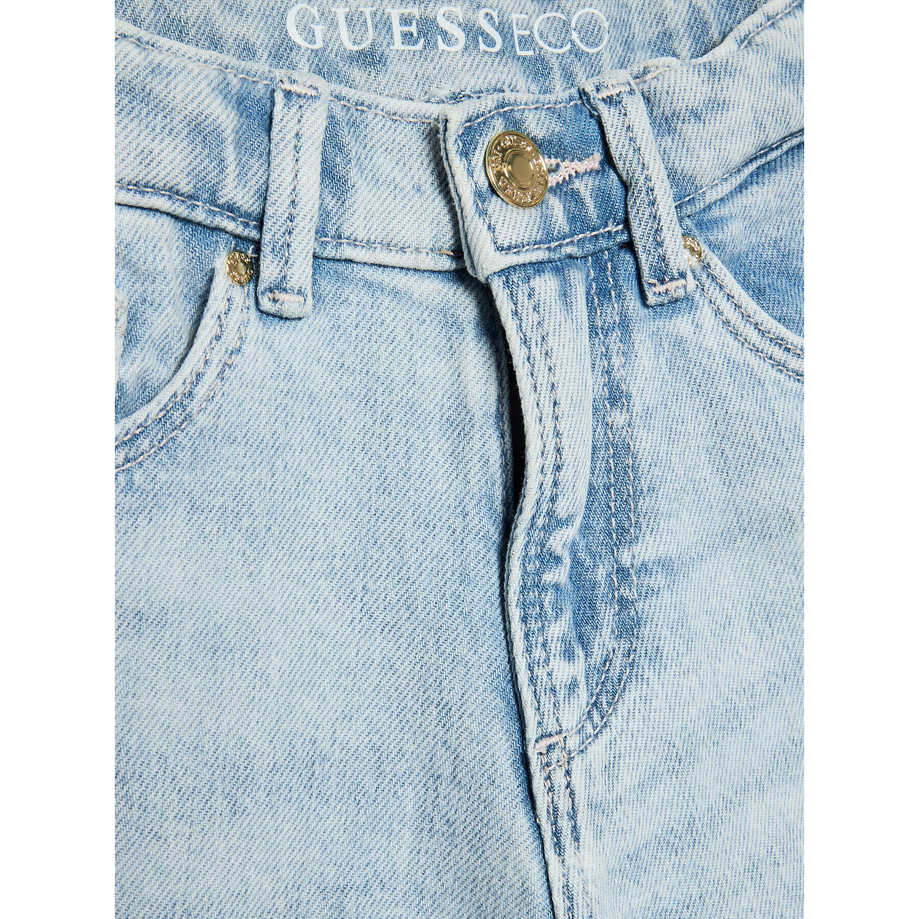 Guess Дънкови шорти J3GD17 D4MS0 Син Relaxed Fit - Pepit.bg