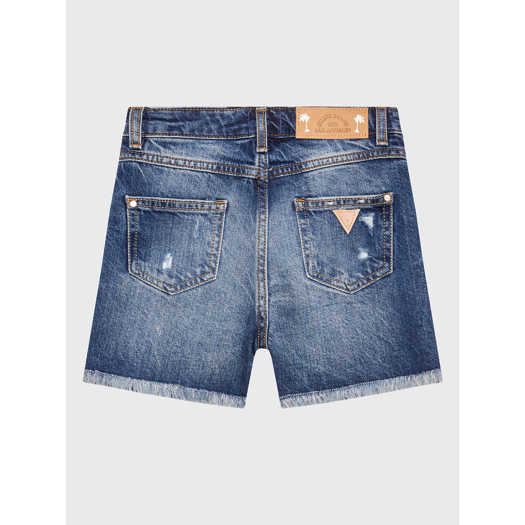 Guess Дънкови шорти J3GD24 D4ZN1 Син Regular Fit - Pepit.bg