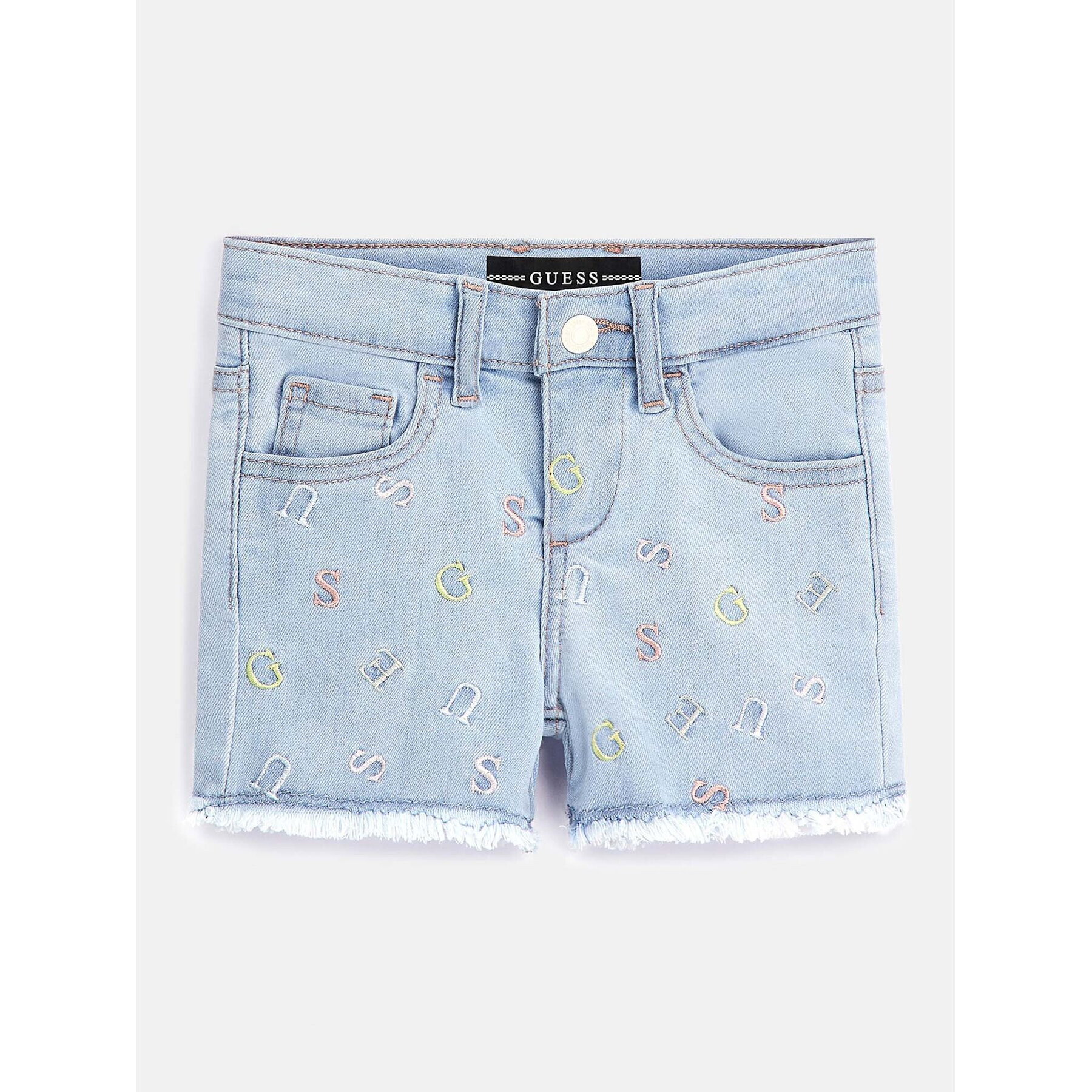 Guess Дънкови шорти K3GD16 D4CA0 Син Regular Fit - Pepit.bg