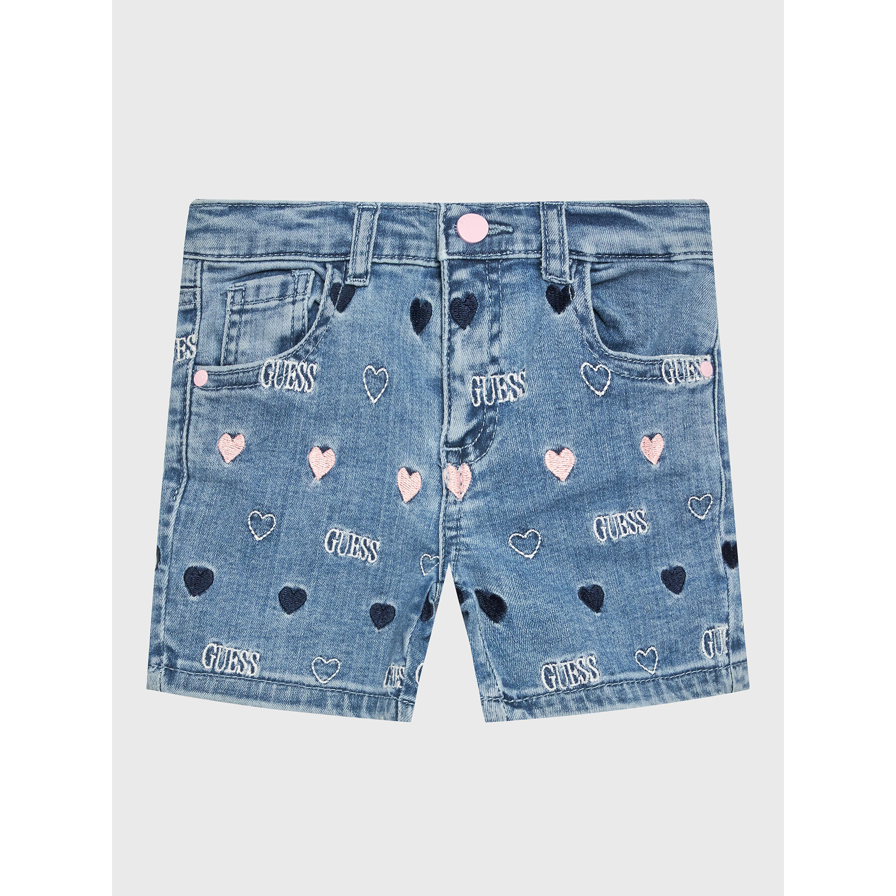 Guess Дънкови шорти K3RD09 D4CA0 Син Regular Fit - Pepit.bg