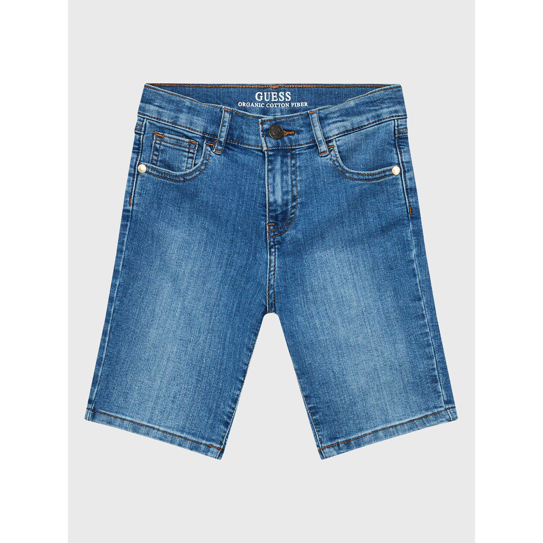Guess Дънкови шорти L0BD00 D4H20 Син Slim Fit - Pepit.bg