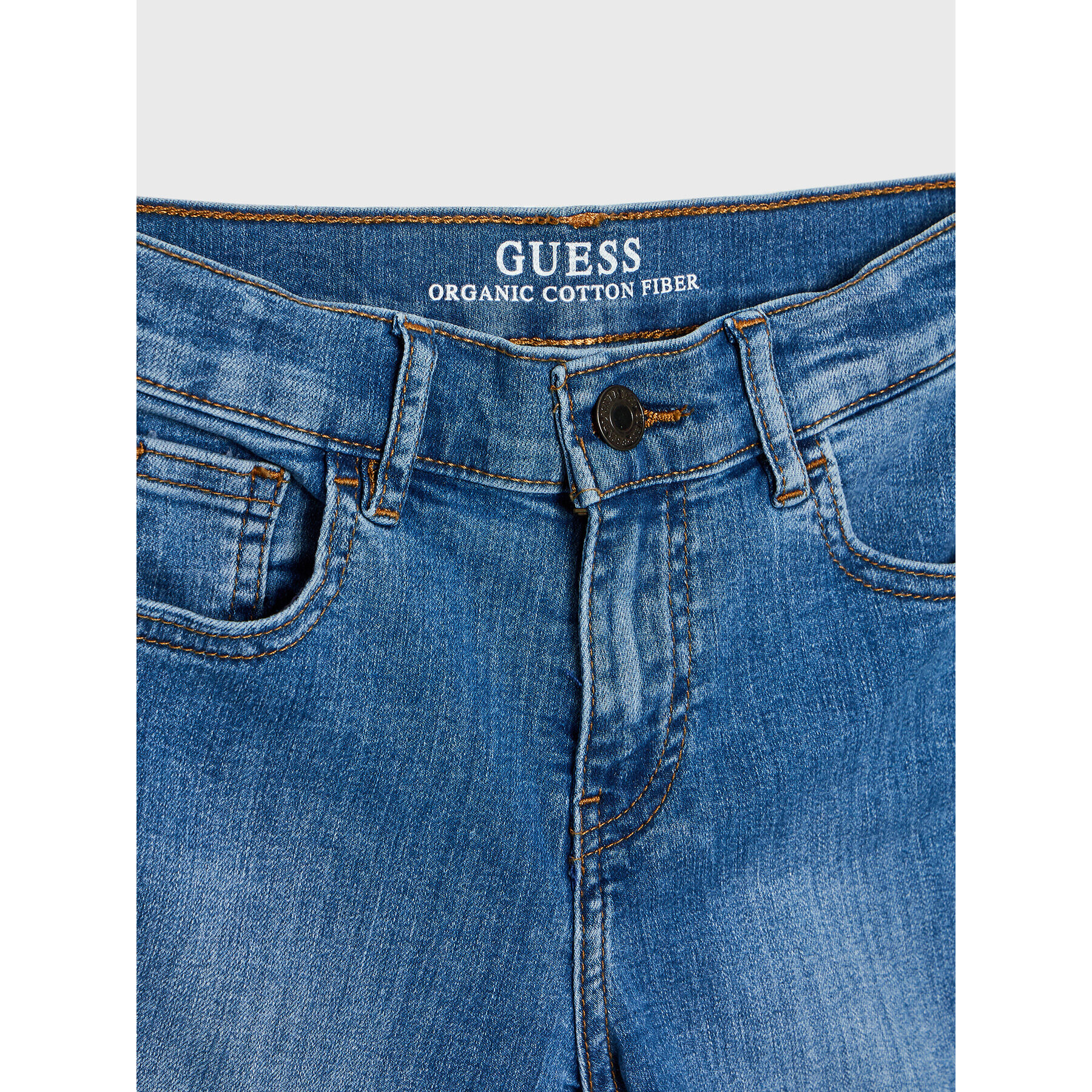 Guess Дънкови шорти L0BD00 D4H20 Син Slim Fit - Pepit.bg