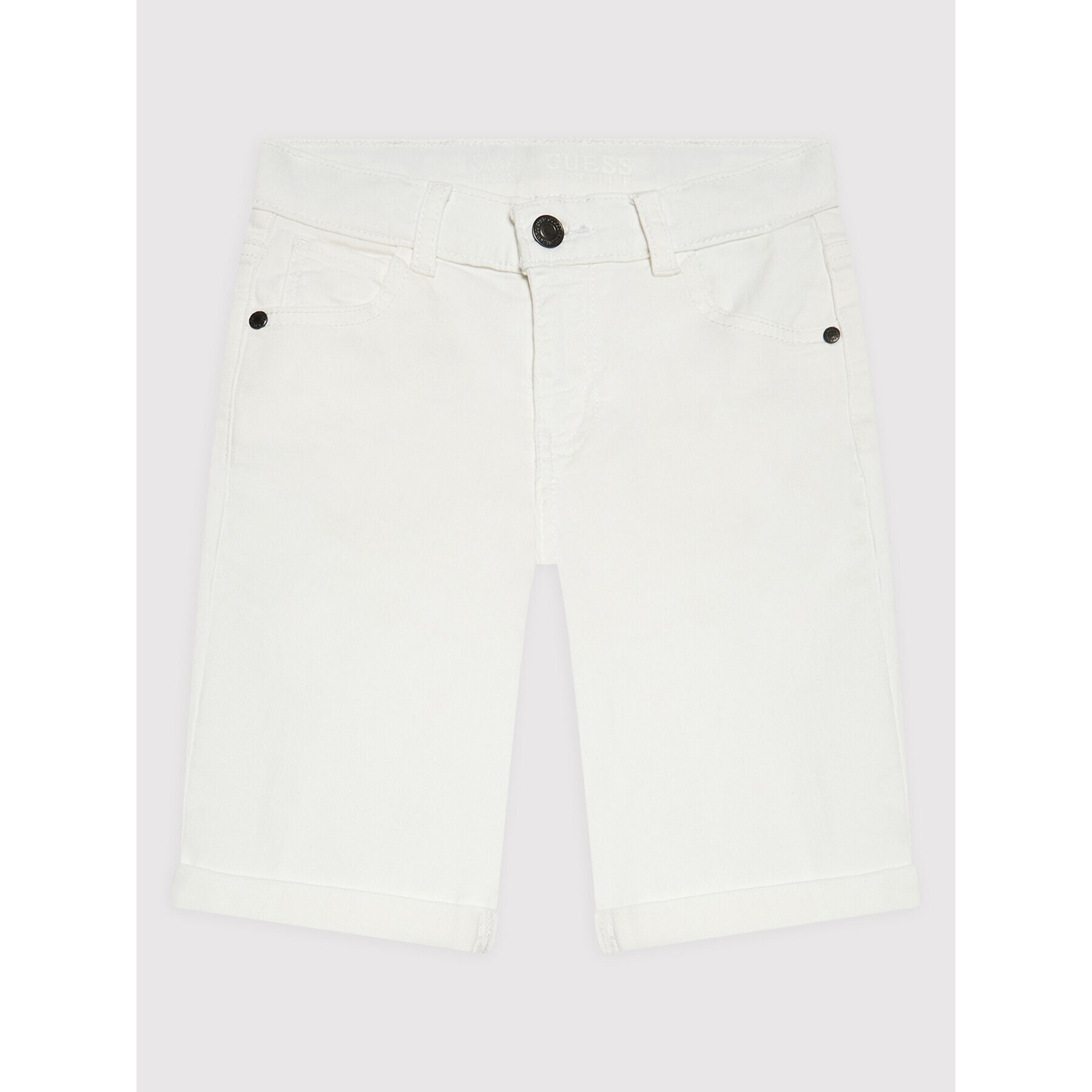 Guess Дънкови шорти L1RD03 WE620 Бял Regular Fit - Pepit.bg