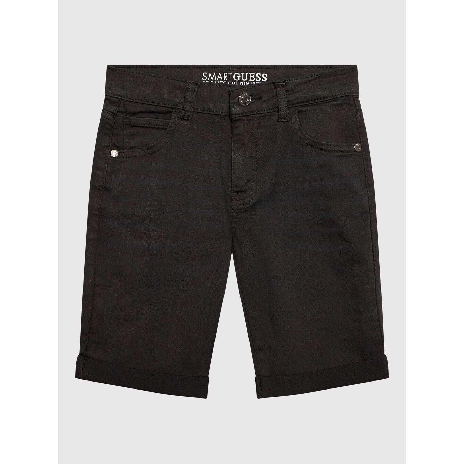 Guess Дънкови шорти L1RD03 WE620 Черен Regular Fit - Pepit.bg