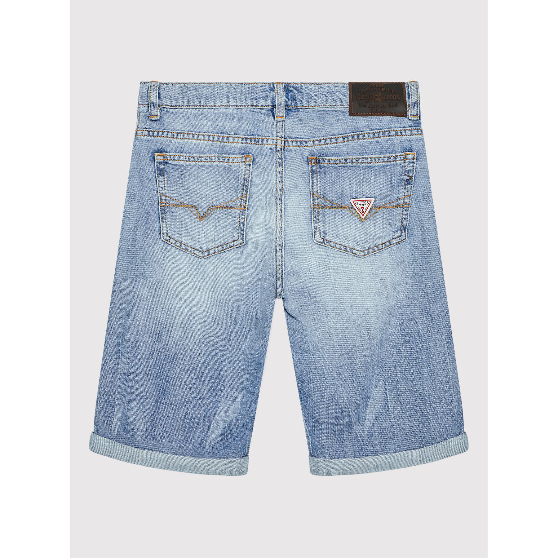 Guess Дънкови шорти L2GD01 D4MI2 Син Regular Fit - Pepit.bg