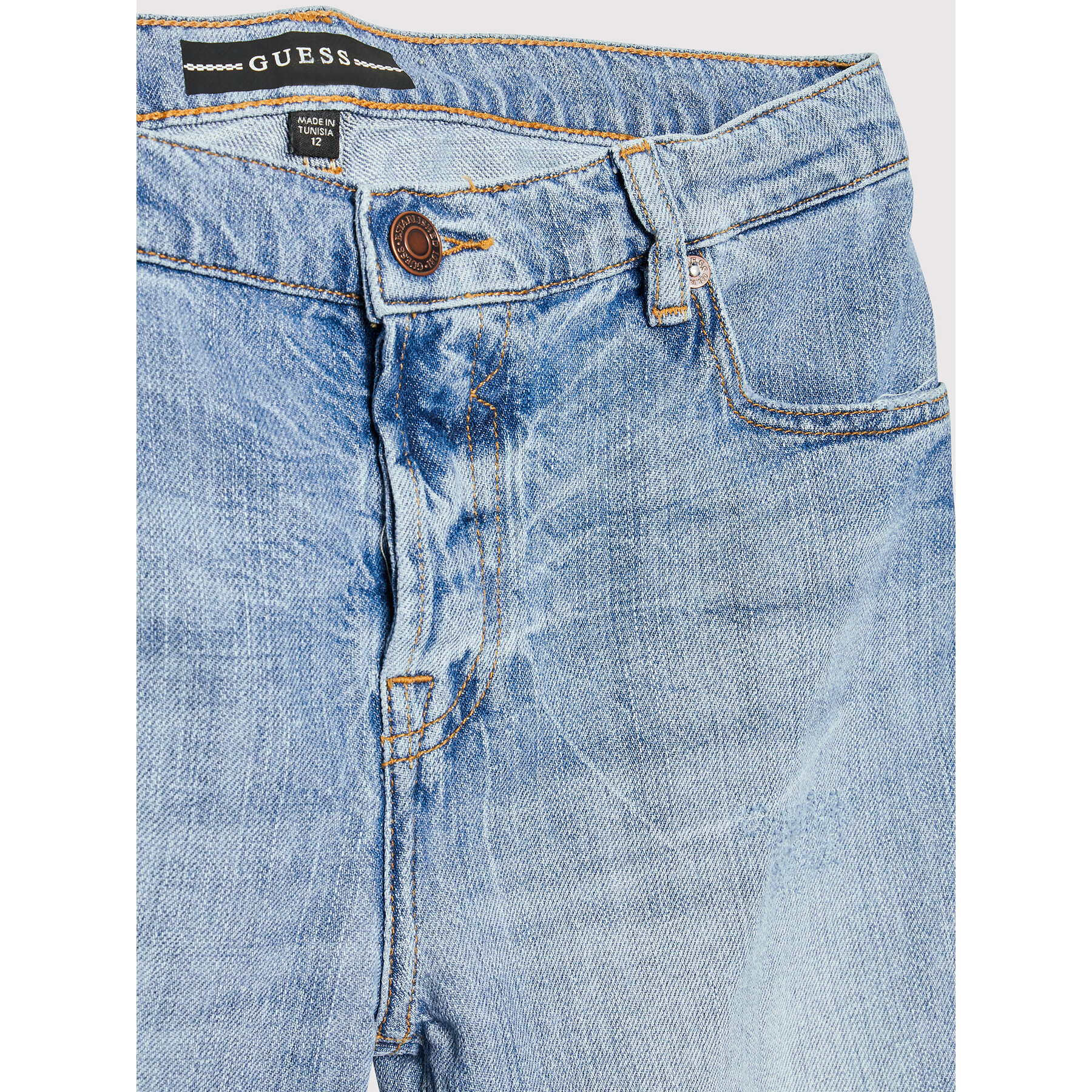 Guess Дънкови шорти L2GD01 D4MI2 Син Regular Fit - Pepit.bg