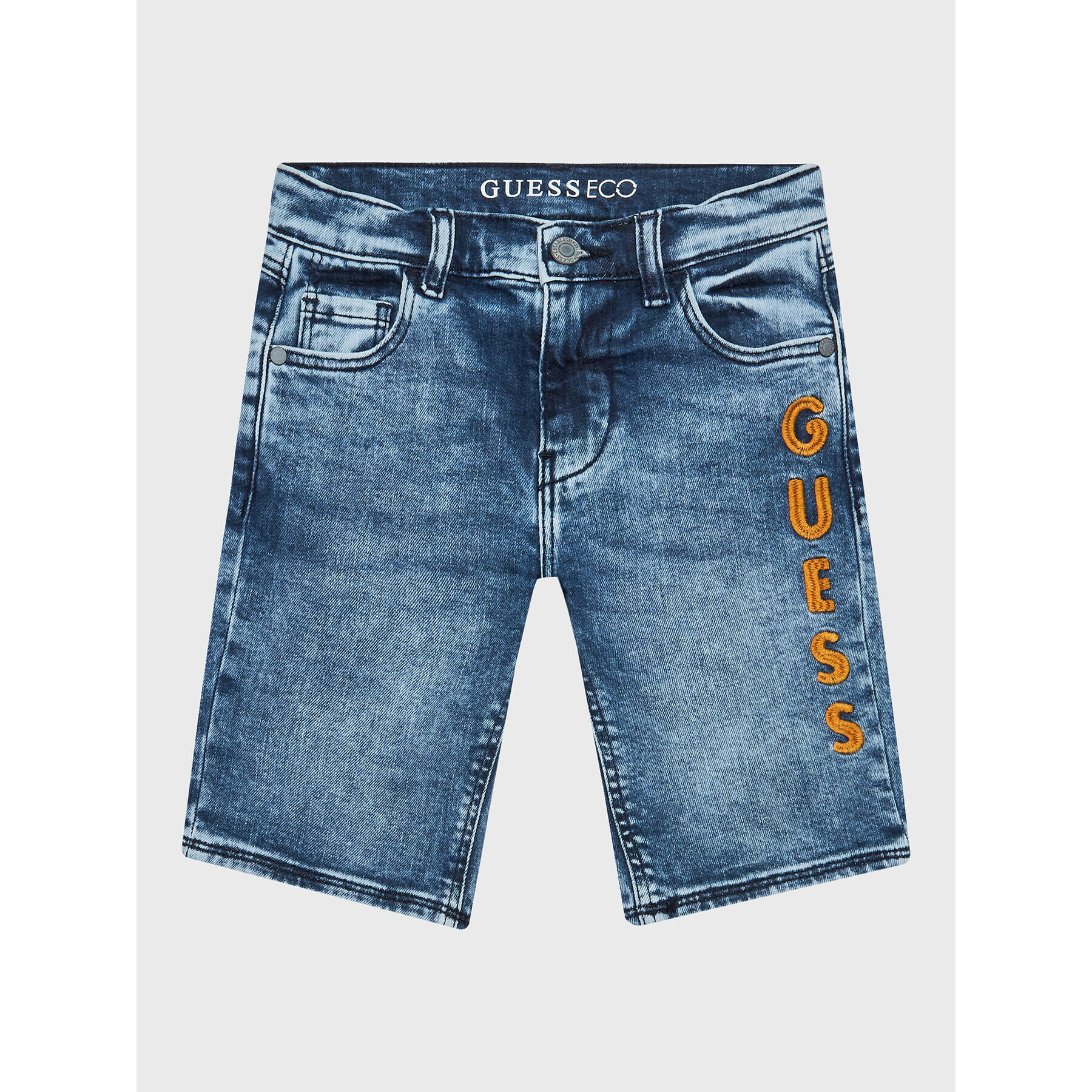 Guess Дънкови шорти L3GD13 D4GV0 Син Regular Fit - Pepit.bg