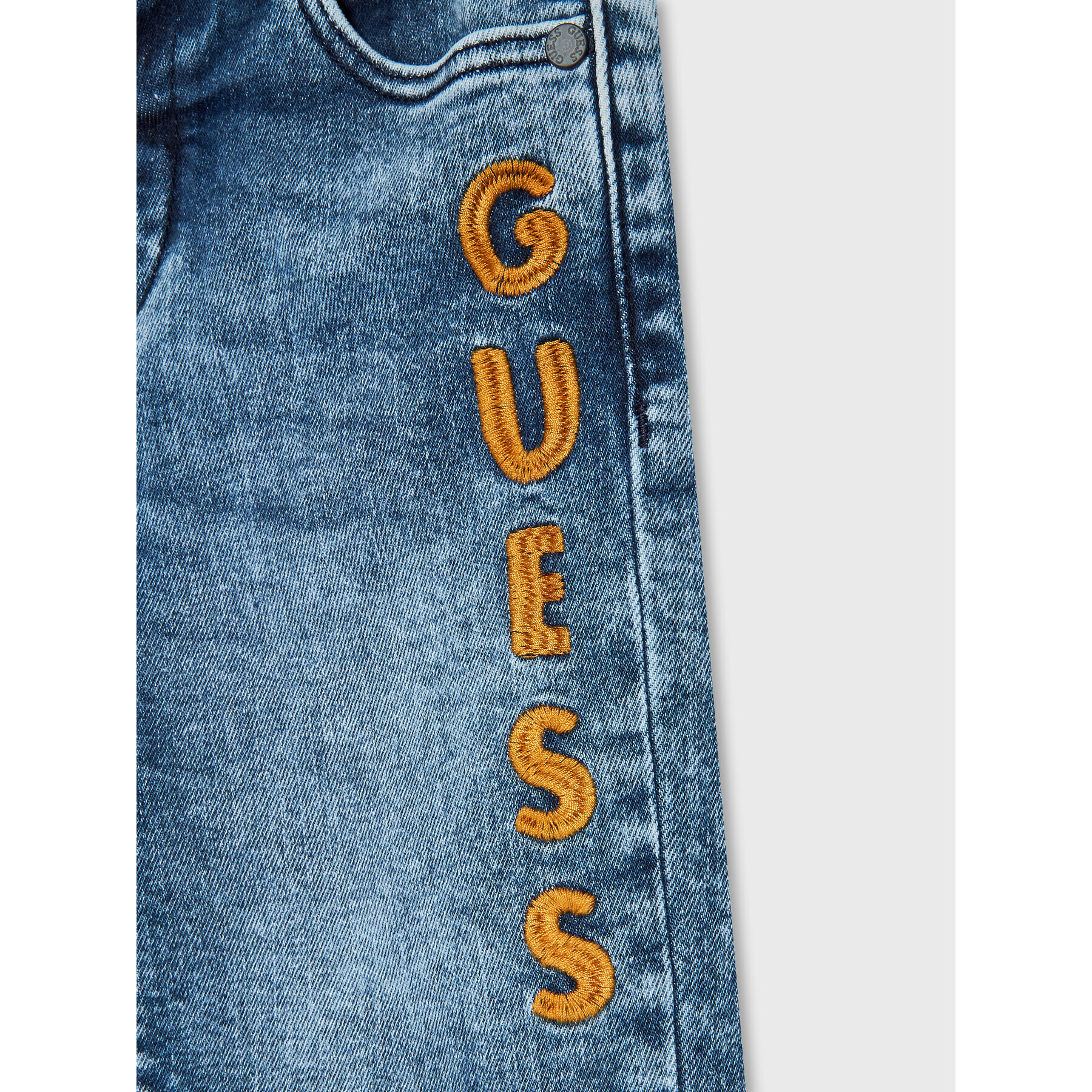 Guess Дънкови шорти L3GD13 D4GV0 Син Regular Fit - Pepit.bg