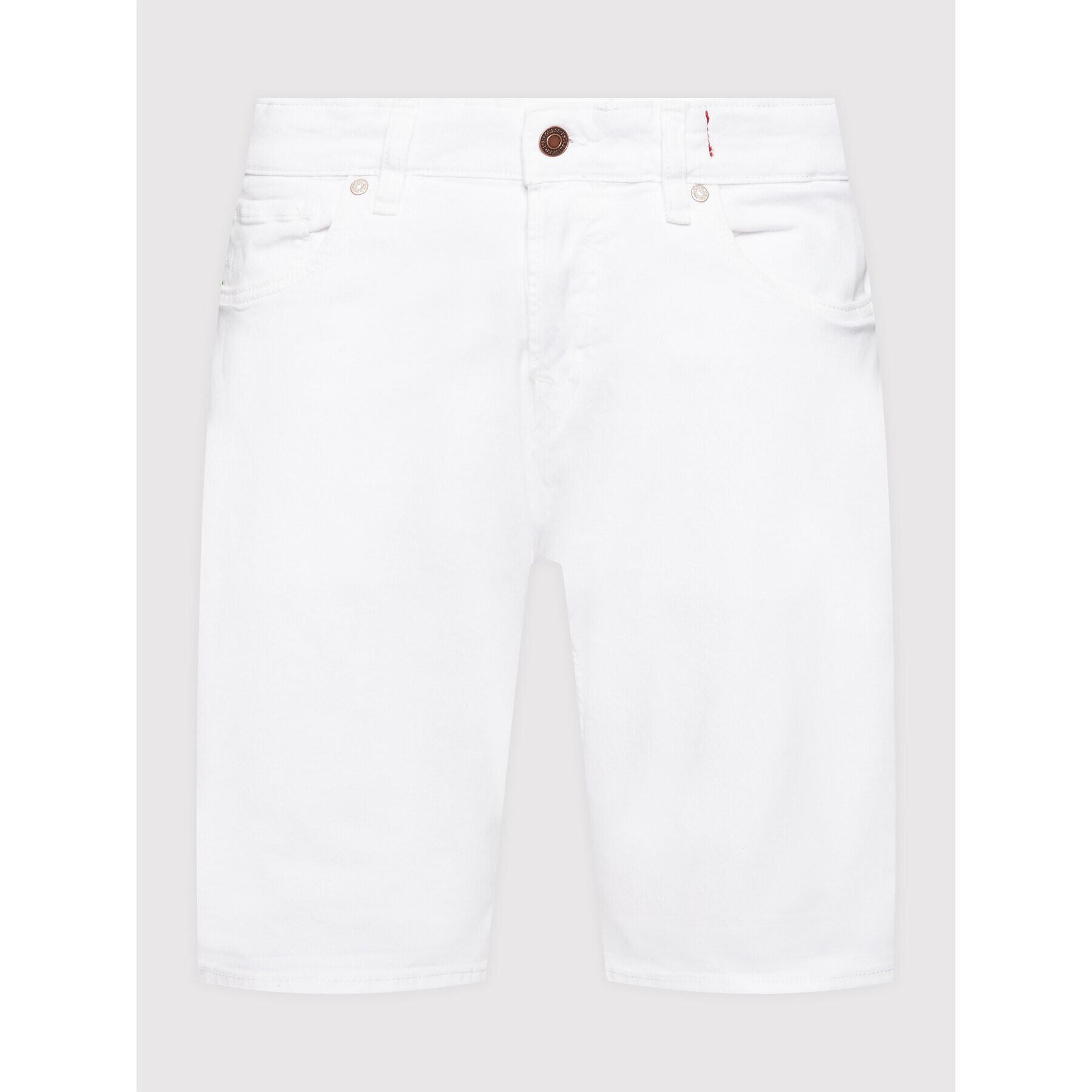 Guess Дънкови шорти M2GD01 D4MJ1 Бял Regular Fit - Pepit.bg