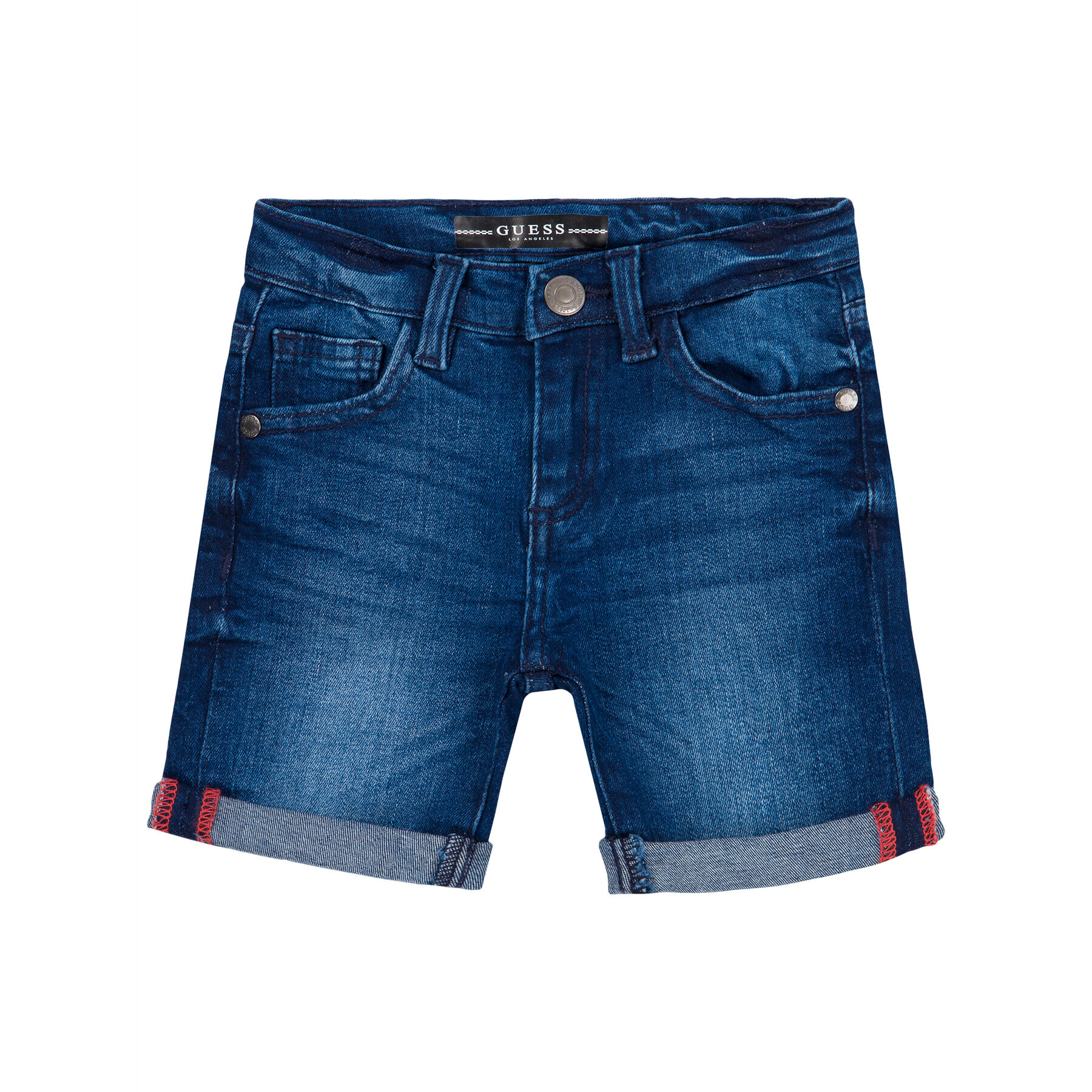 Guess Дънкови шорти N01D05 D3XL0 Тъмносин Regular Fit - Pepit.bg