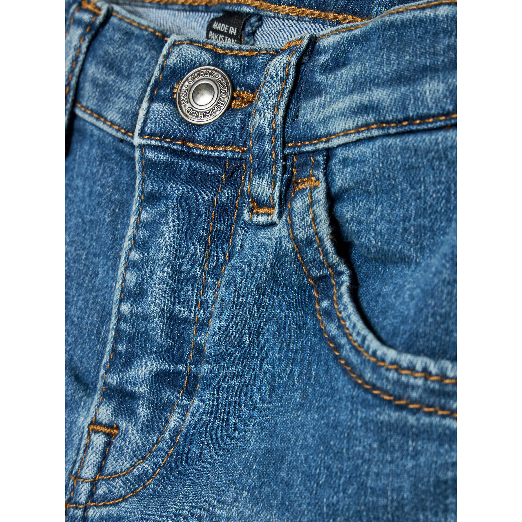 Guess Дънкови шорти N0BD00 D4H20 Син Regular Fit - Pepit.bg