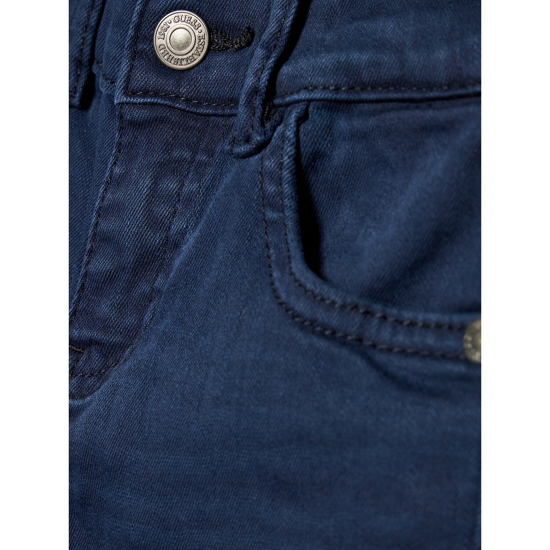 Guess Дънкови шорти N1RD03 WE620 Тъмносин Regular Fit - Pepit.bg