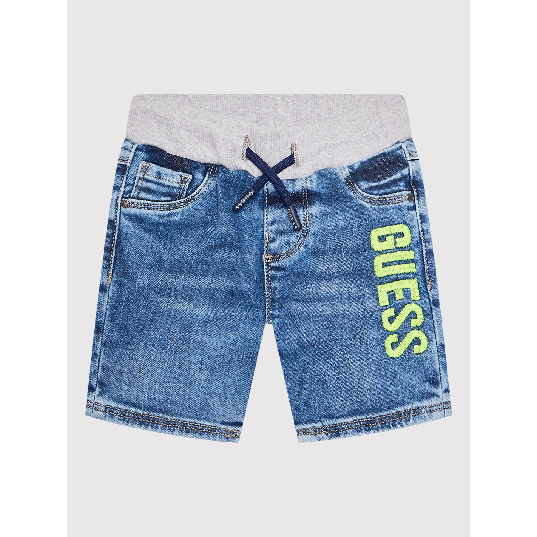 Guess Дънкови шорти N2GD14 D4GV0 Син Regular Fit - Pepit.bg