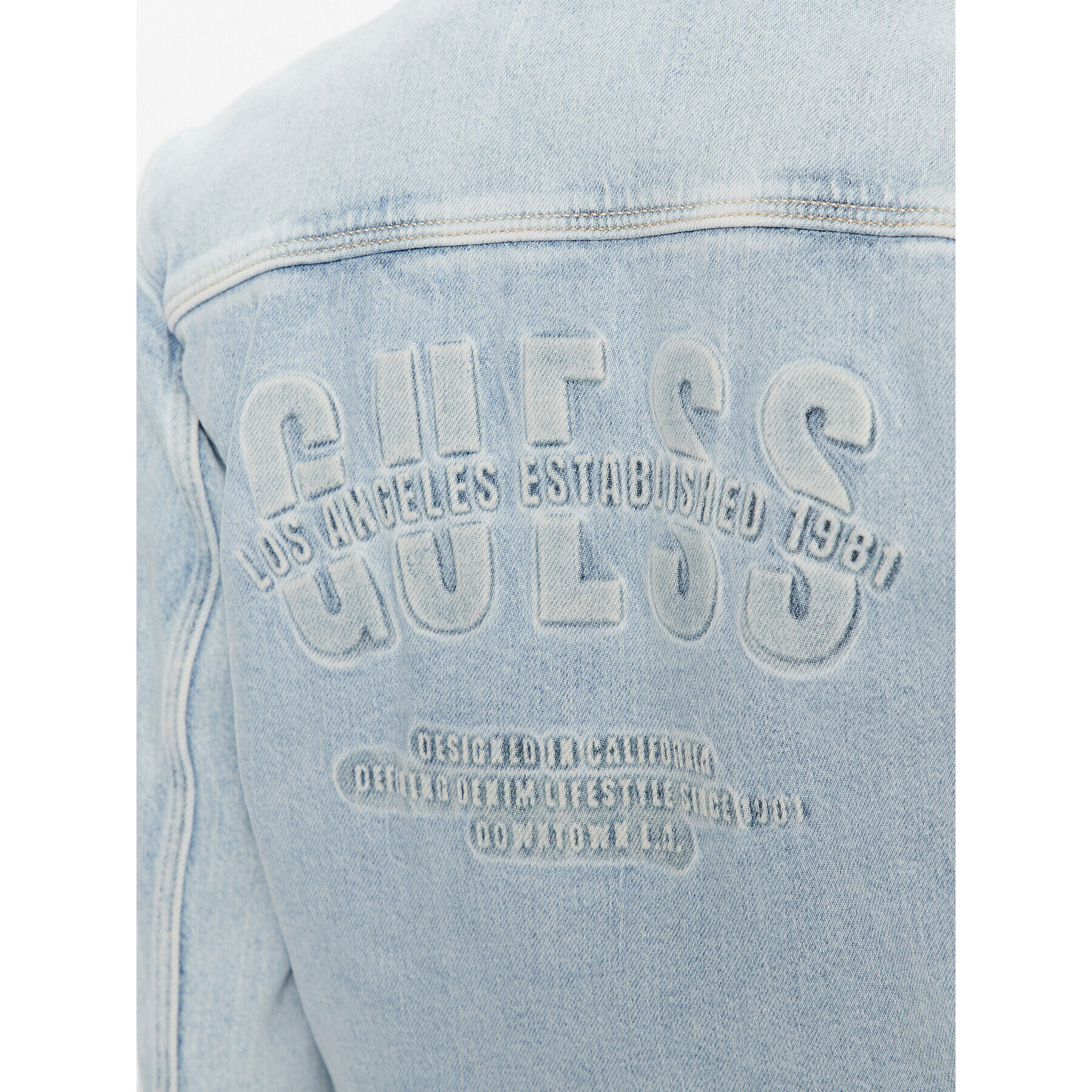 Guess Дънково яке Becca W3RN15 D4WB6 Син Slim Fit - Pepit.bg
