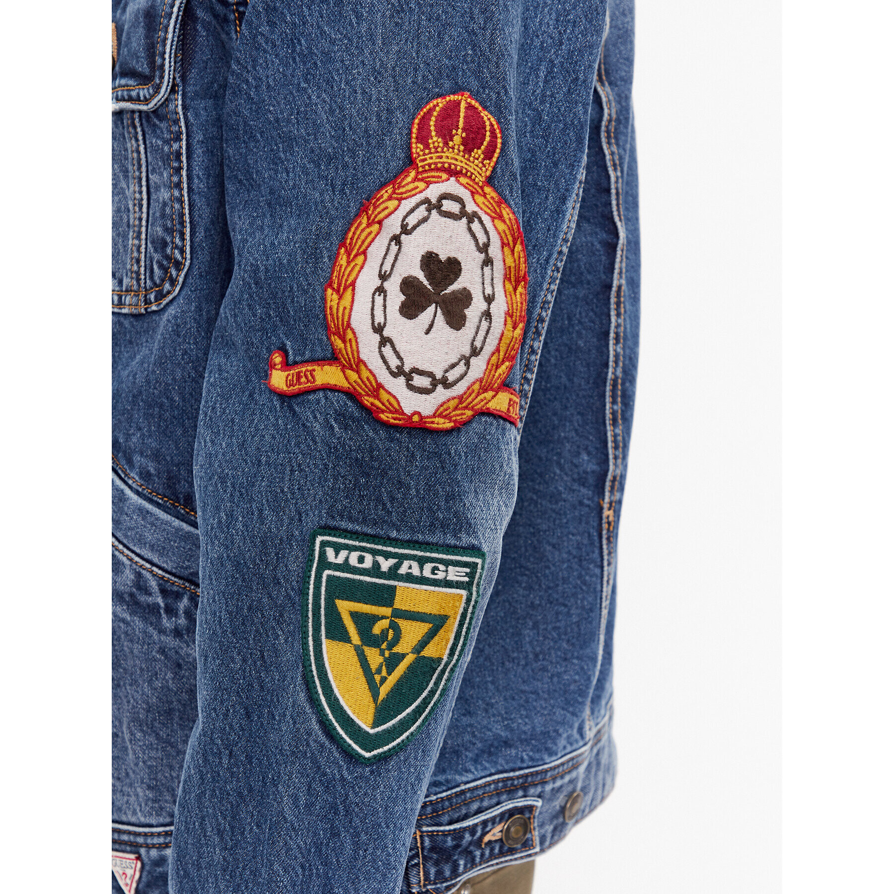Guess Дънково яке Dean M3BXN6 D4YO0 Тъмносин Regular Fit - Pepit.bg