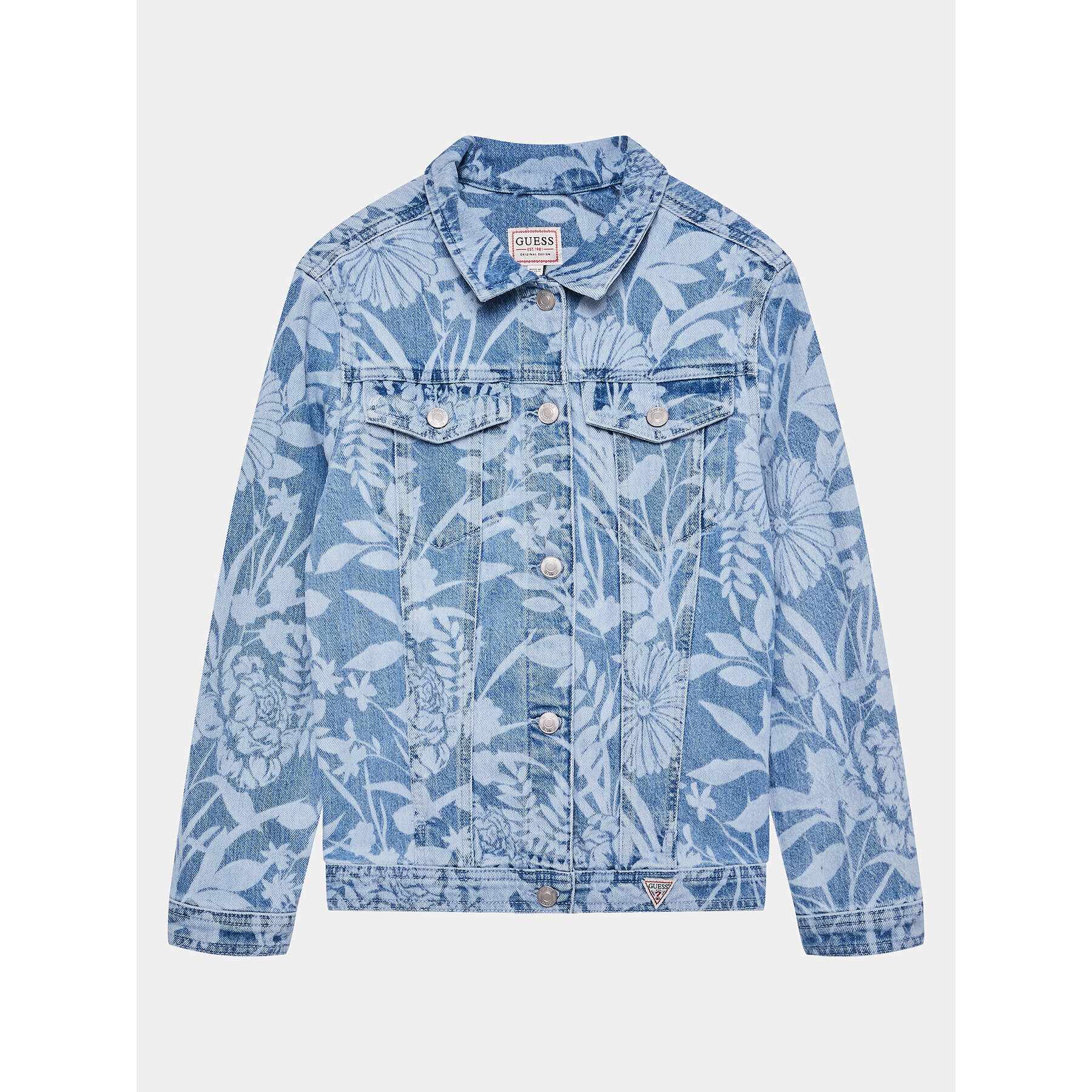 Guess Дънково яке J3GL08 D4K30 Син Regular Fit - Pepit.bg