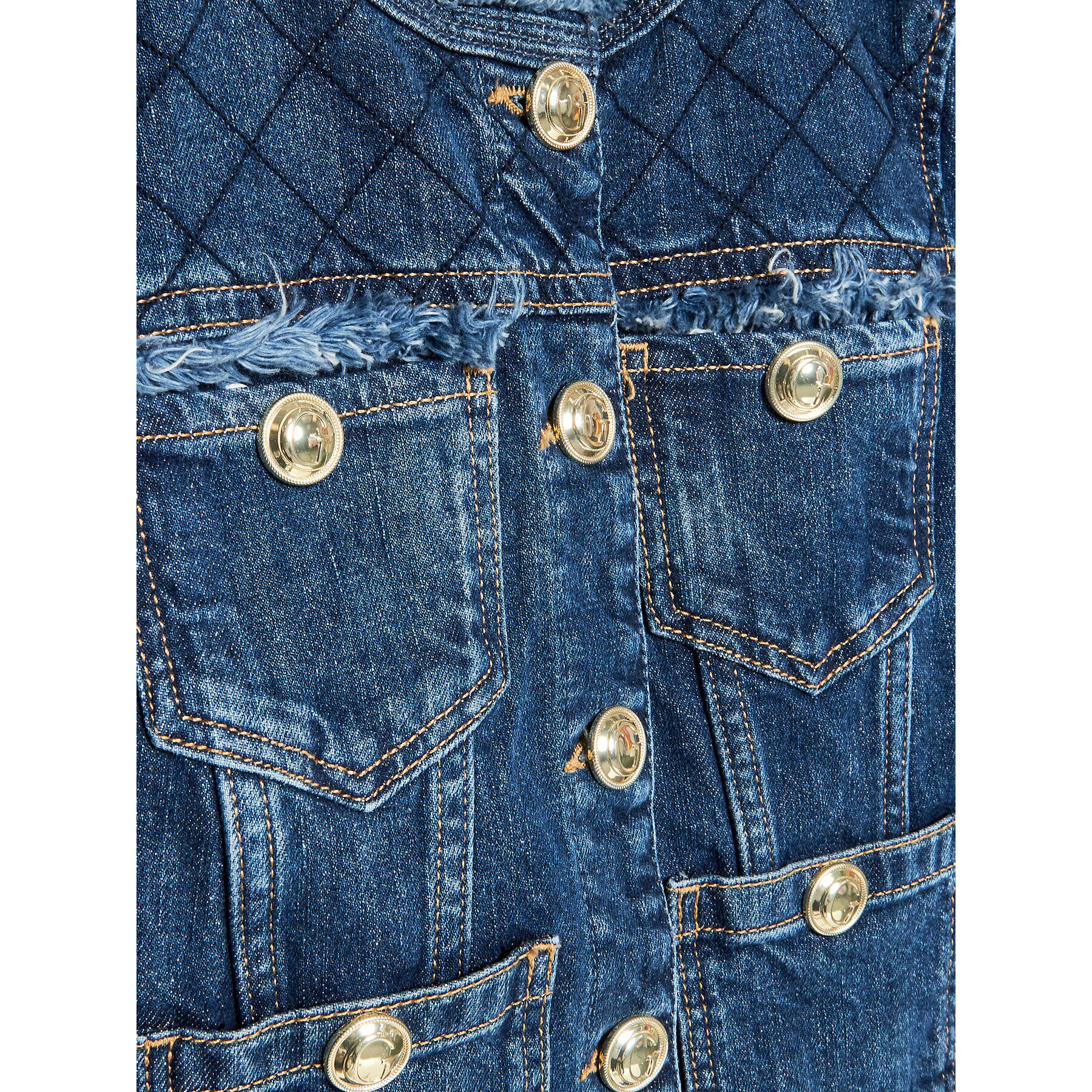 Guess Дънково яке J3RL09 D4H77 Тъмносин Regular Fit - Pepit.bg