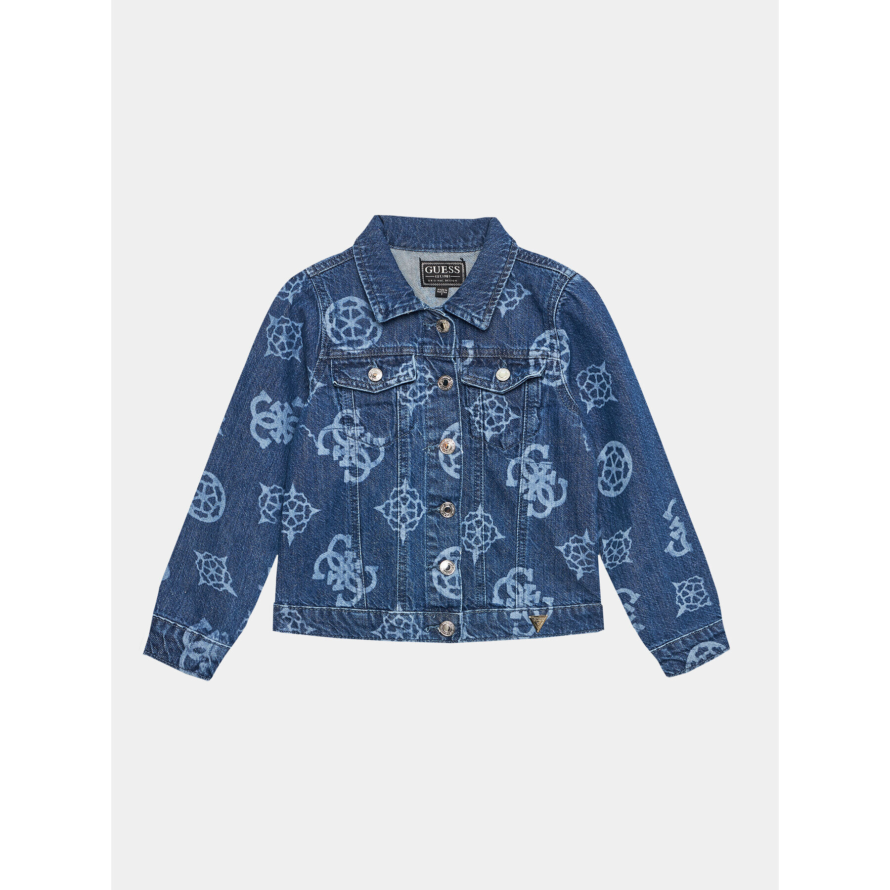 Guess Дънково яке J3YL01 D45E0 Син Regular Fit - Pepit.bg