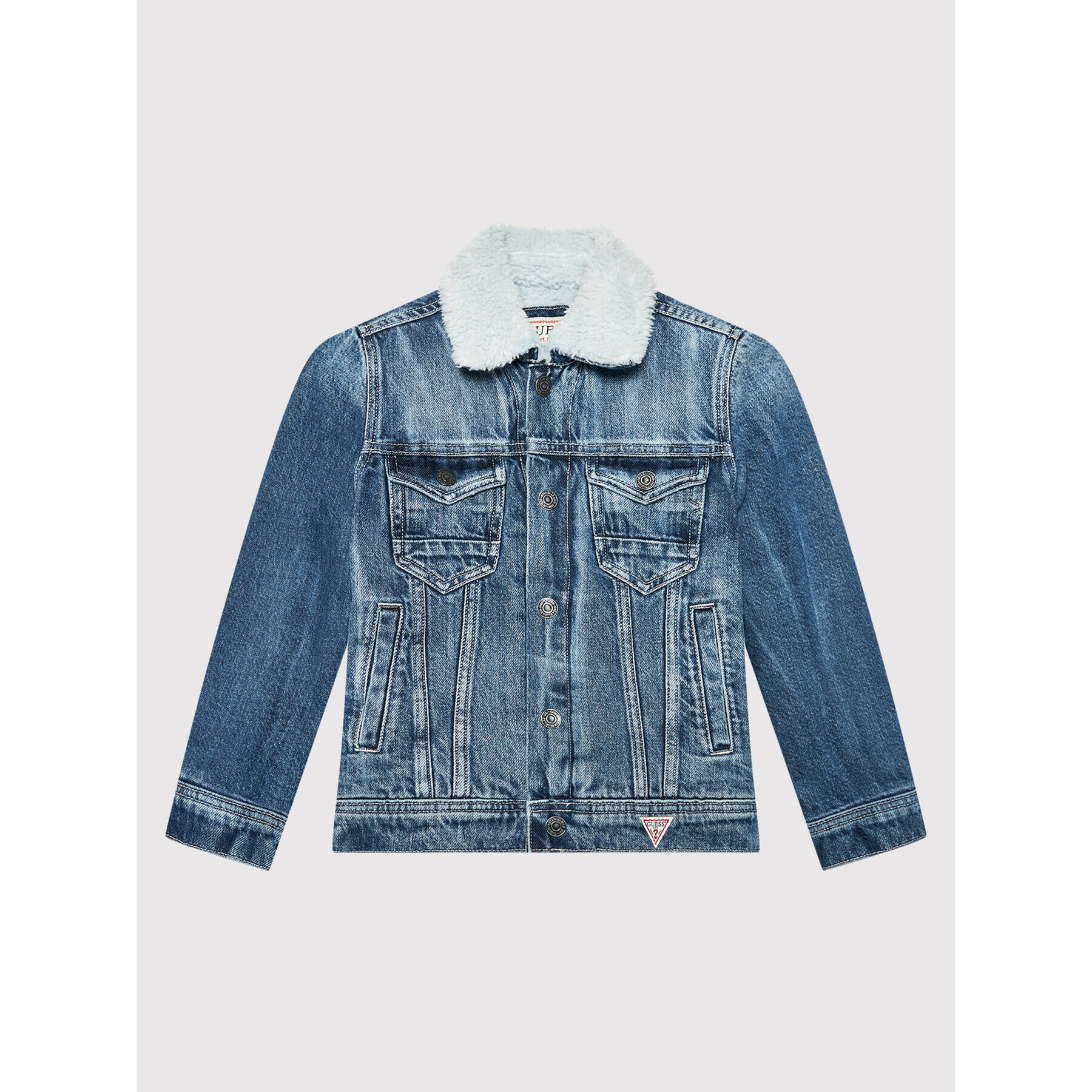 Guess Дънково яке L1BL18 D4HQ0 Тъмносин Regular Fit - Pepit.bg