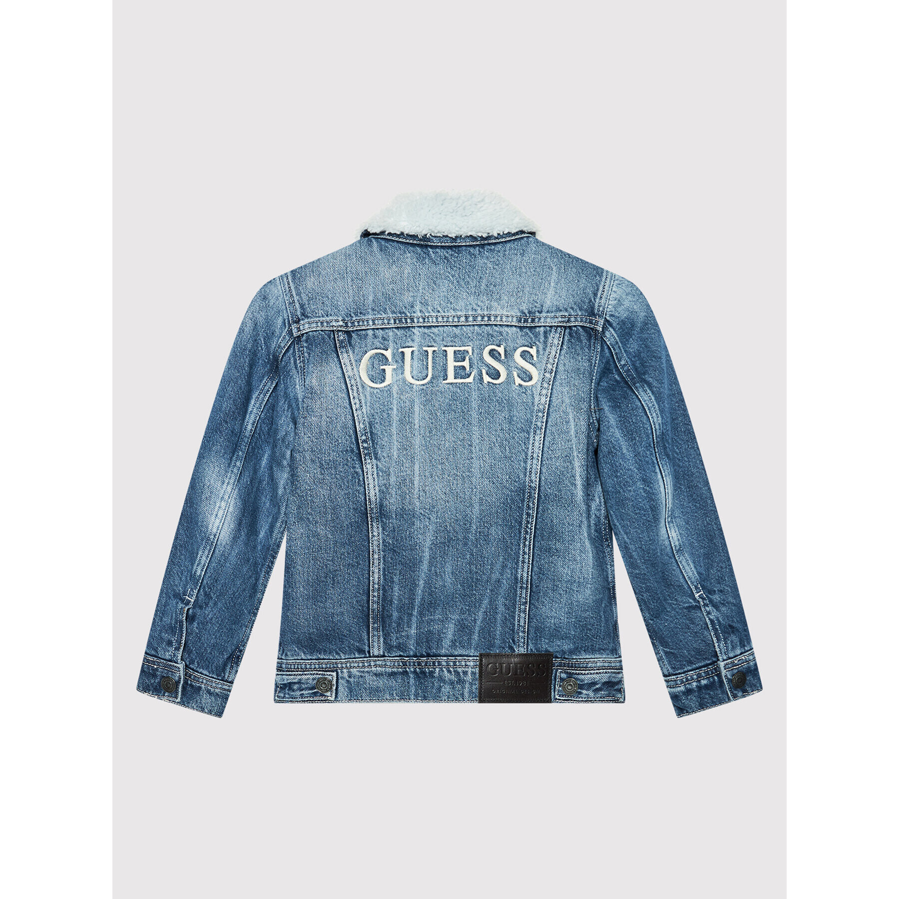 Guess Дънково яке L1BL18 D4HQ0 Тъмносин Regular Fit - Pepit.bg