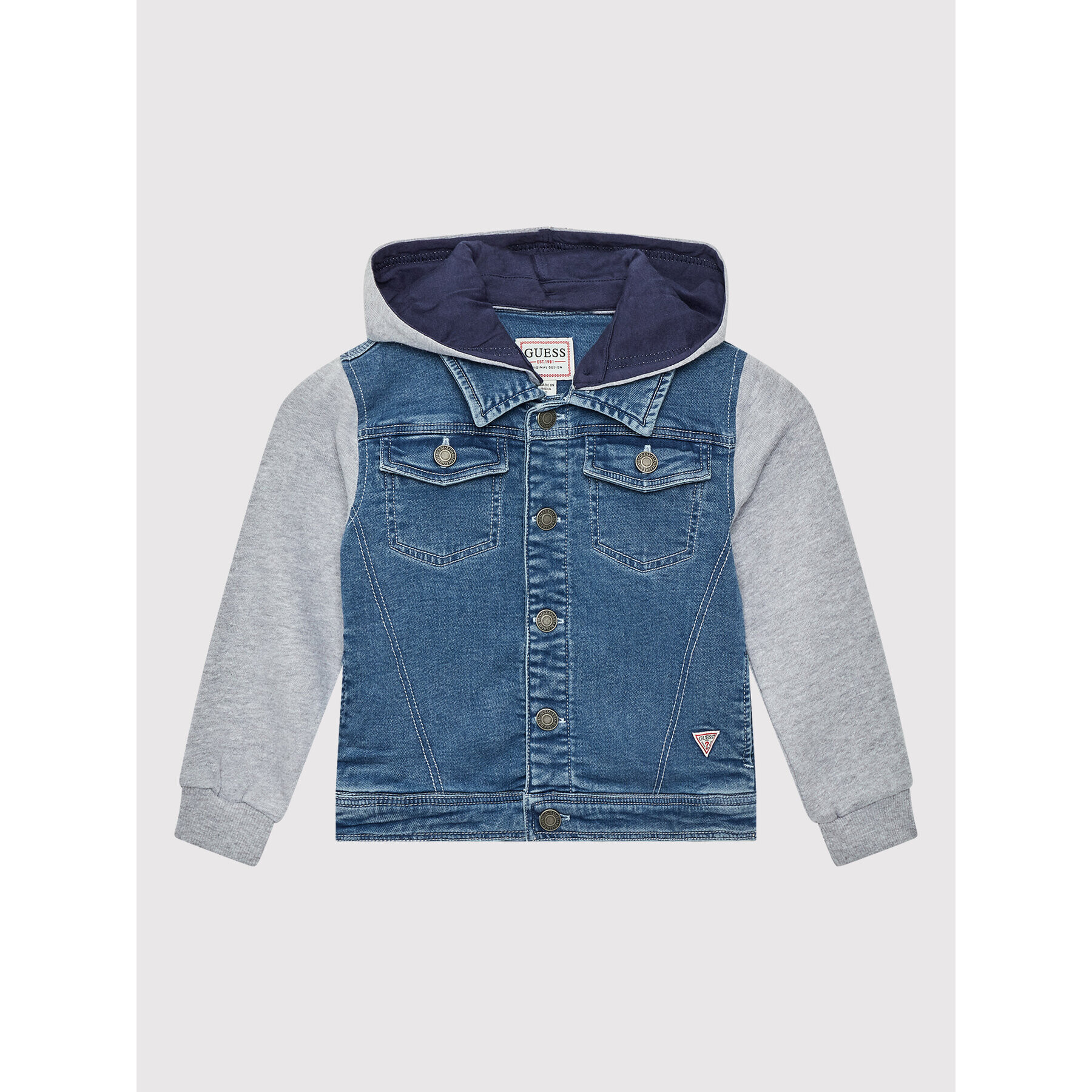 Guess Дънково яке N2GL01 KB160 Син Regular Fit - Pepit.bg