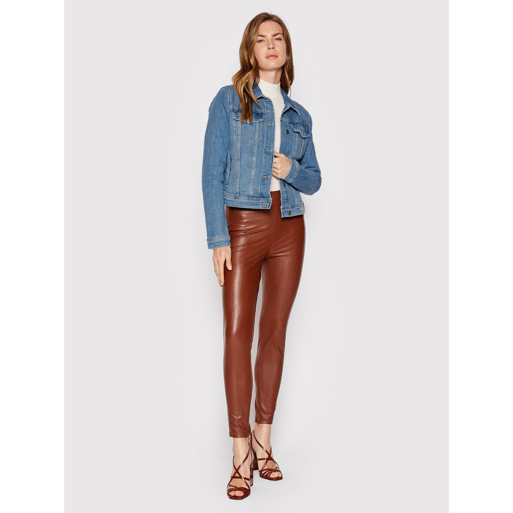 Guess Дънково яке W2GN25 D4MS1 Син Regular Fit - Pepit.bg