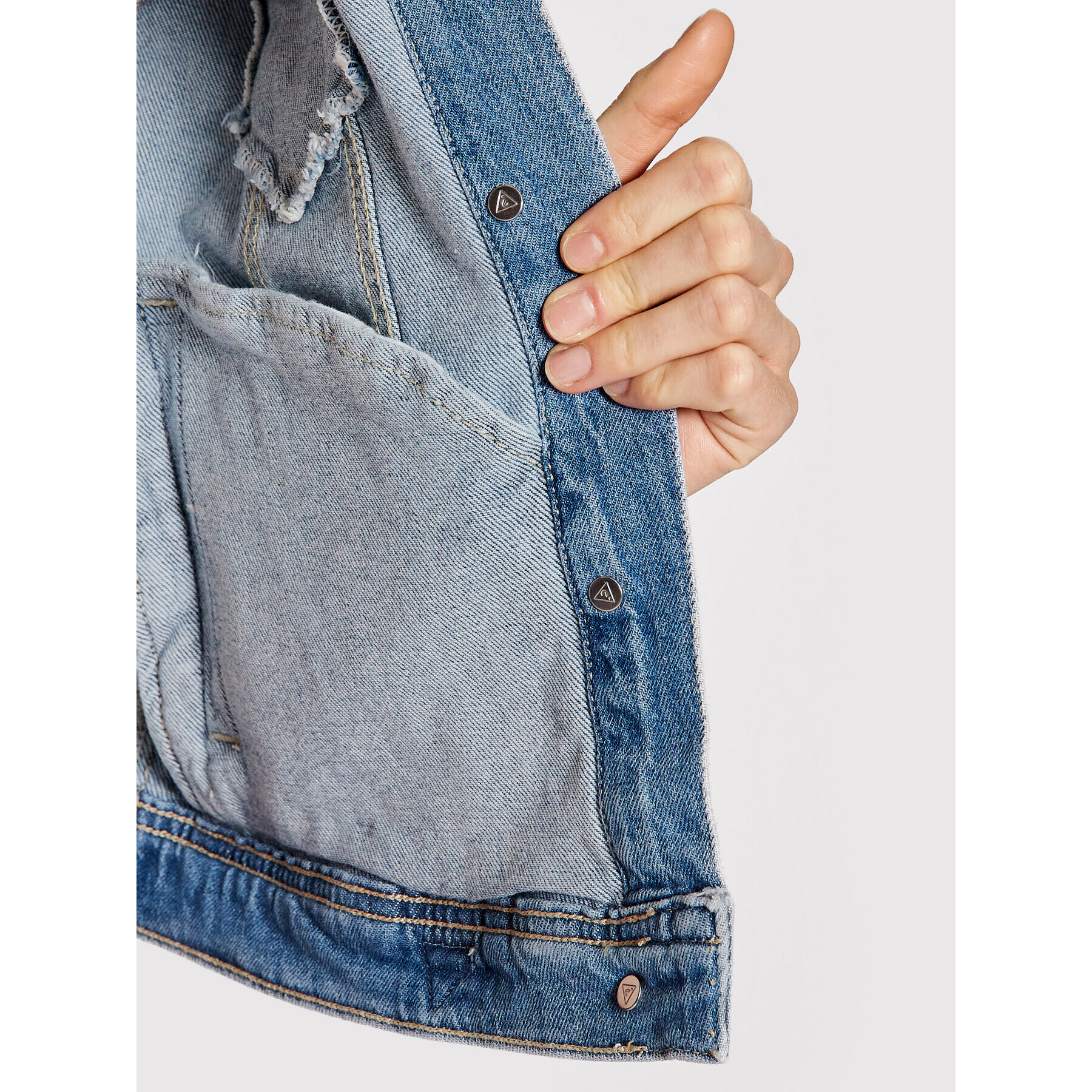 Guess Дънково яке W2GN25 D4MS1 Син Regular Fit - Pepit.bg