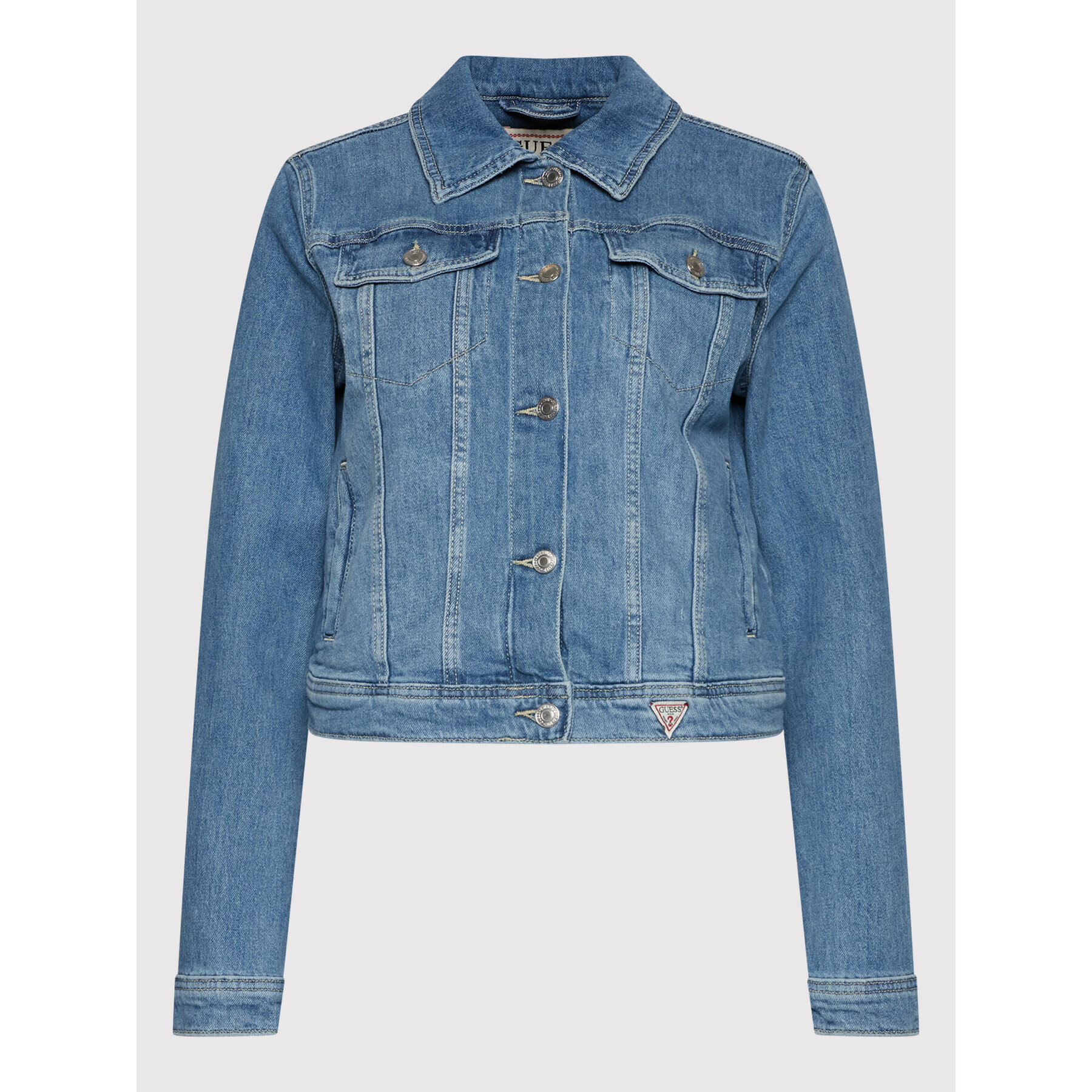Guess Дънково яке W2GN25 D4MS1 Син Regular Fit - Pepit.bg