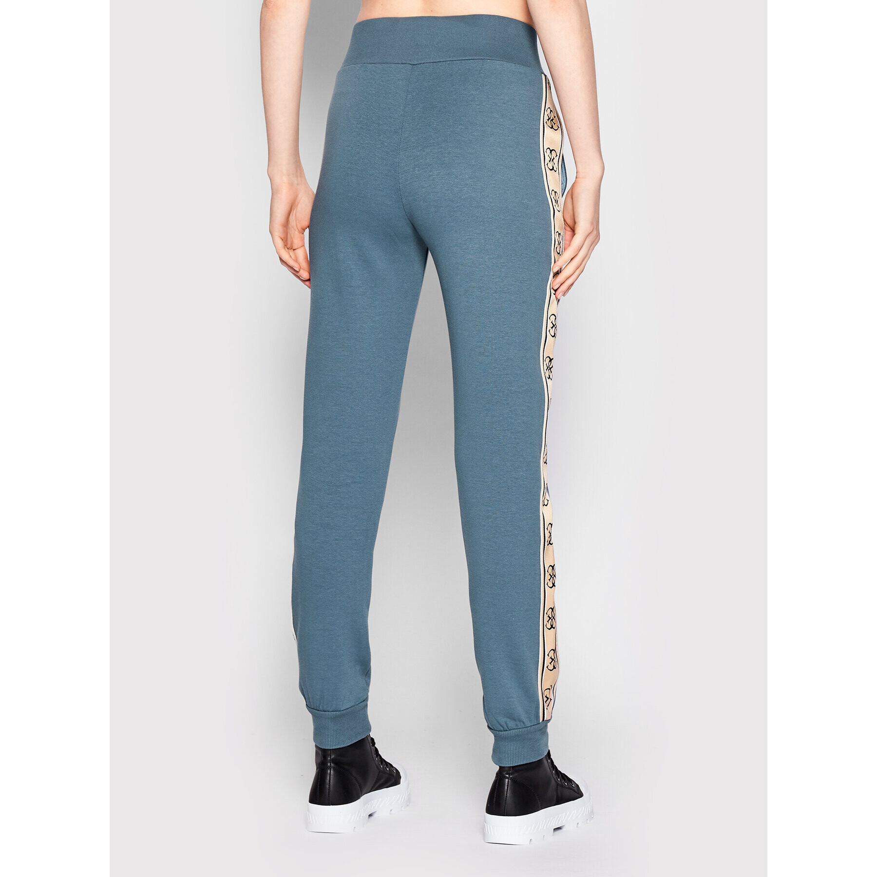 Guess Долнище анцуг 4G Logo Tape V2RB05 KA3P1 Син Regular Fit - Pepit.bg
