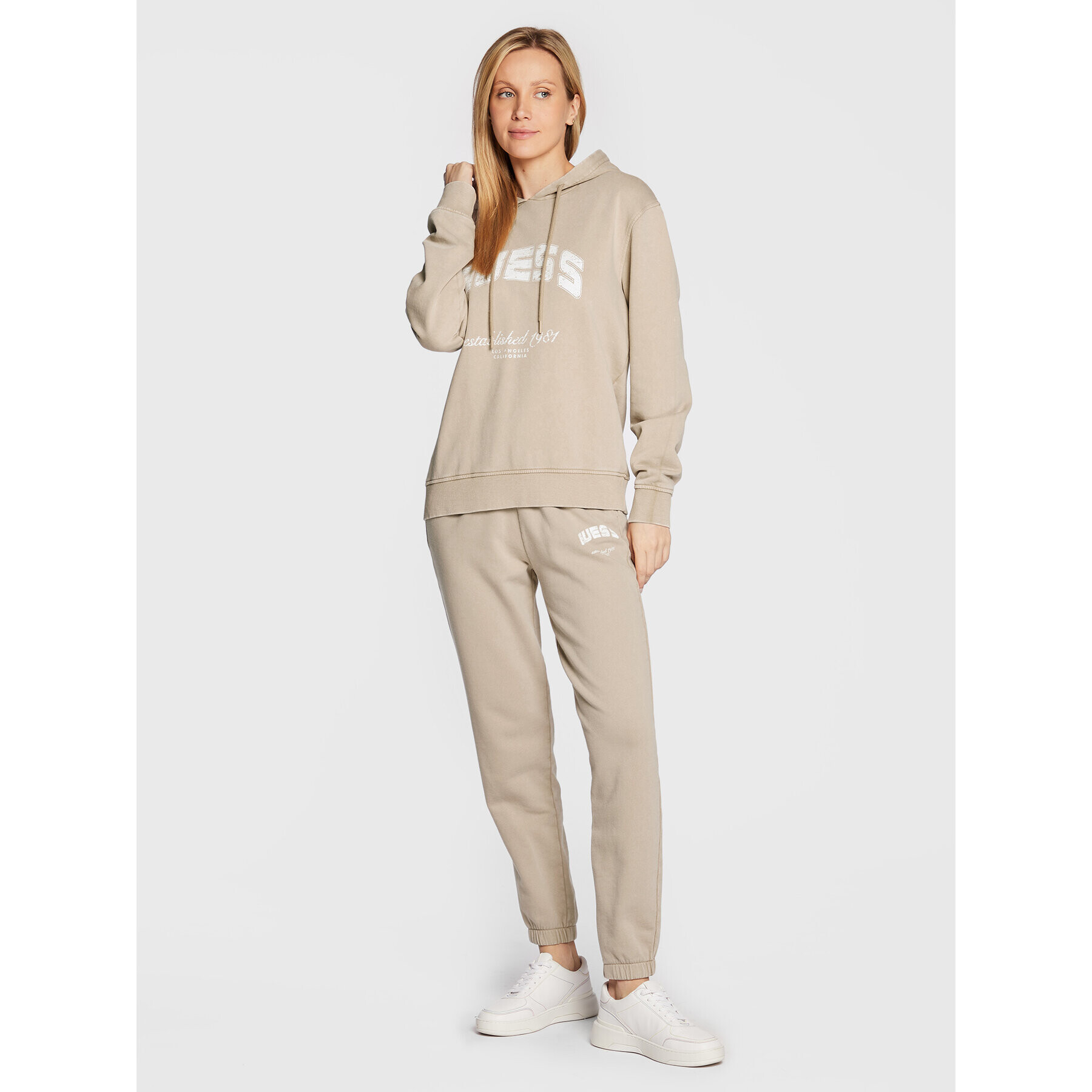 Guess Долнище анцуг Bryony V2YB05 FL04D Бежов Regular Fit - Pepit.bg