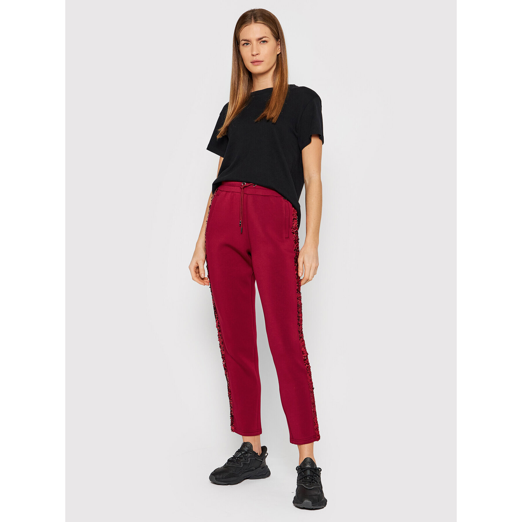 Guess Долнище анцуг Dalida W1BB16 K7UW2 Бордо Regular Fit - Pepit.bg