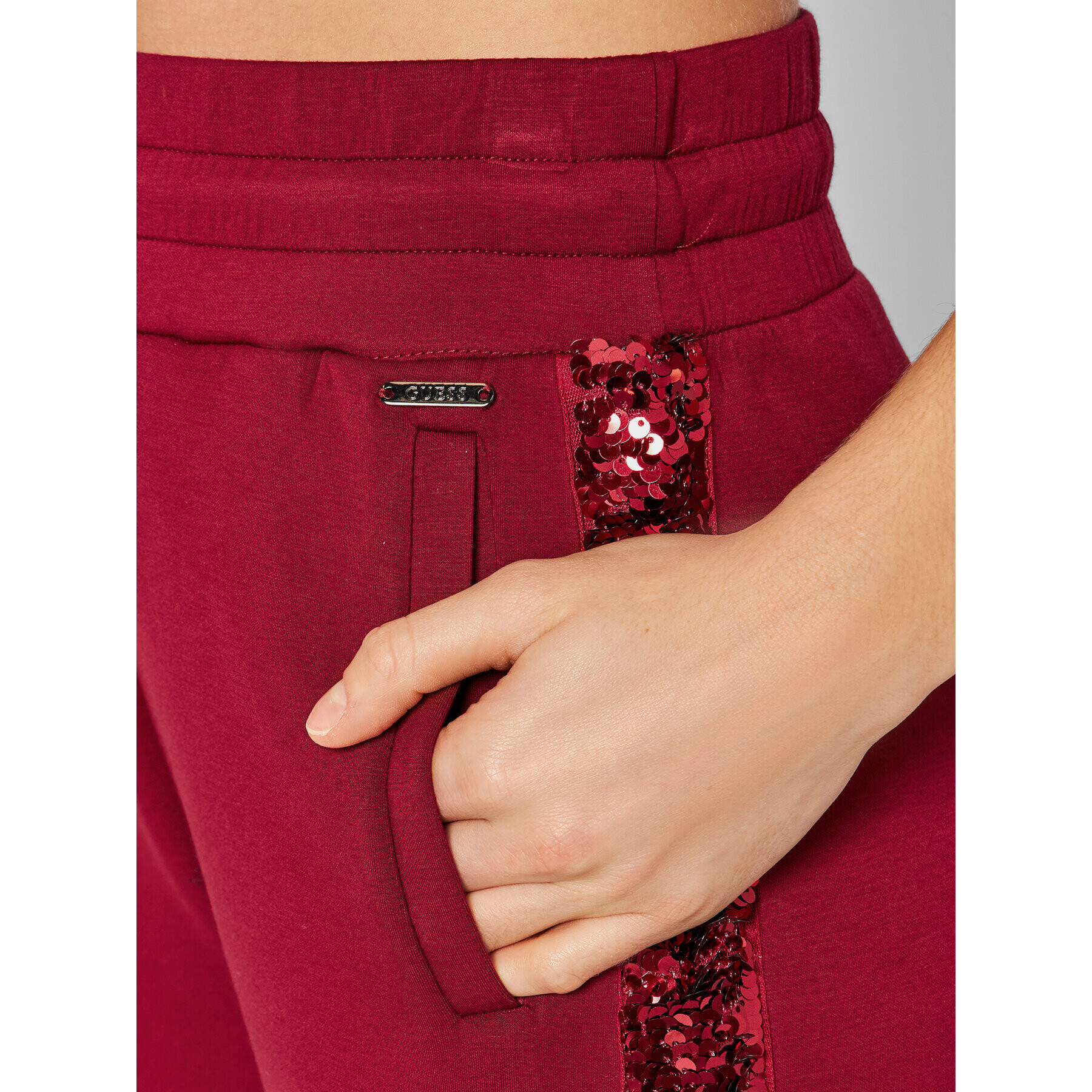 Guess Долнище анцуг Dalida W1BB16 K7UW2 Бордо Regular Fit - Pepit.bg