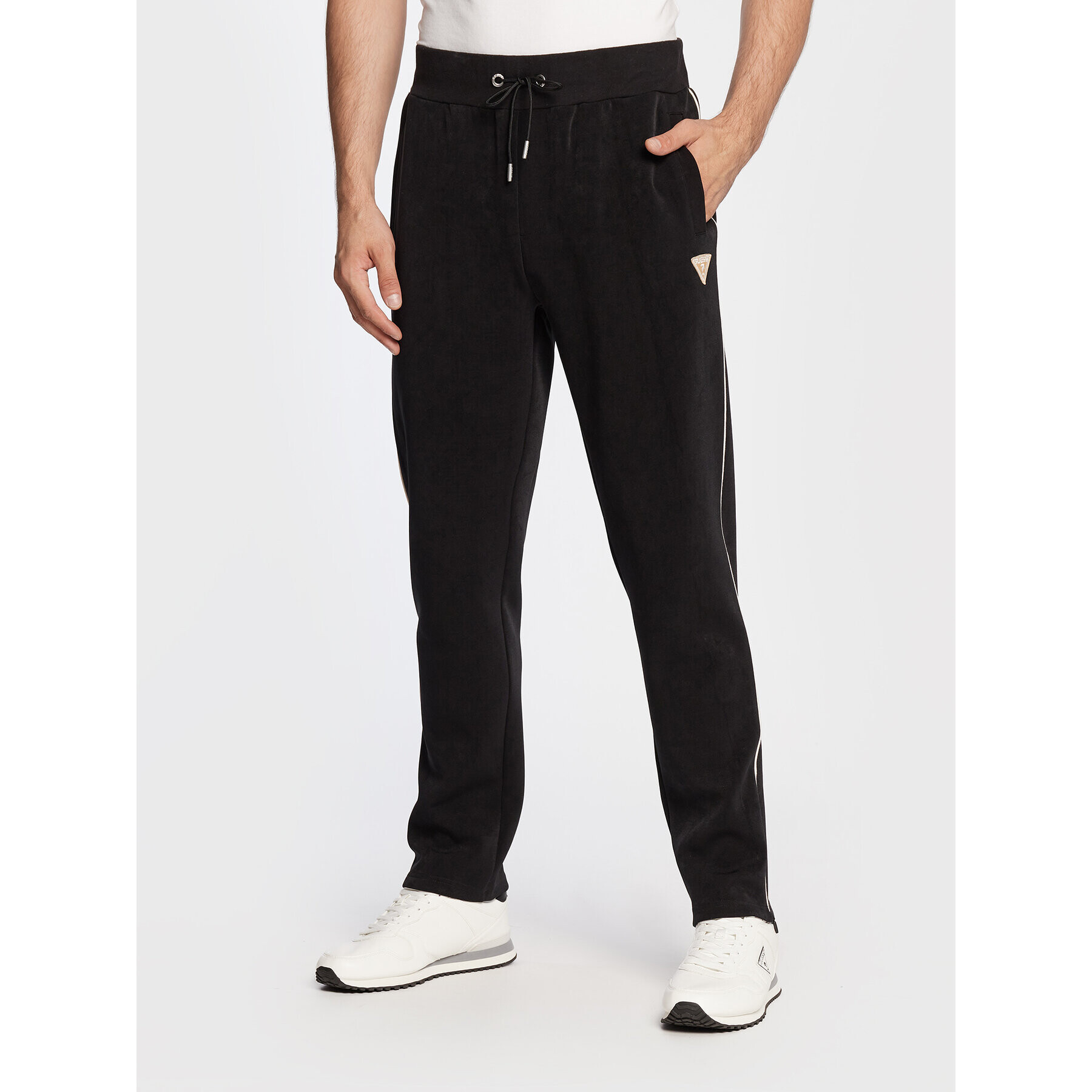 Guess Долнище анцуг Harve Z2BB03 KBC00 Черен Regular Fit - Pepit.bg