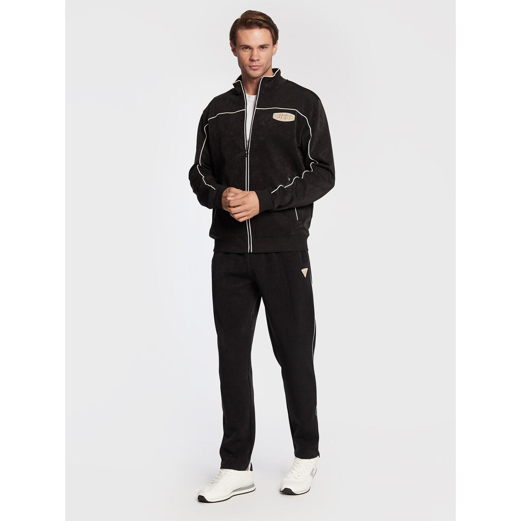 Guess Долнище анцуг Harve Z2BB03 KBC00 Черен Regular Fit - Pepit.bg