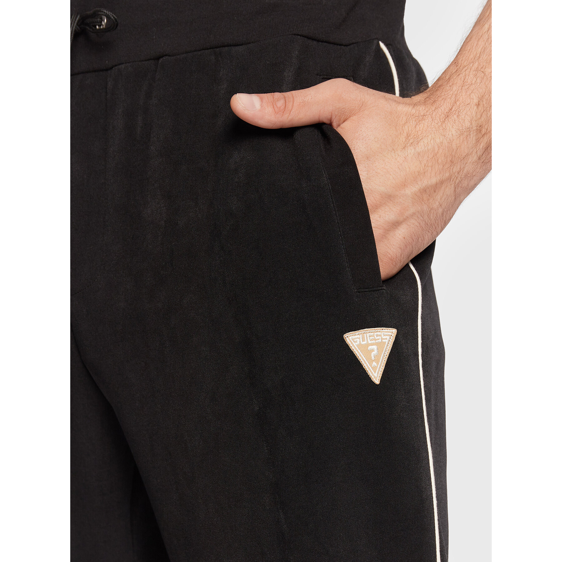 Guess Долнище анцуг Harve Z2BB03 KBC00 Черен Regular Fit - Pepit.bg