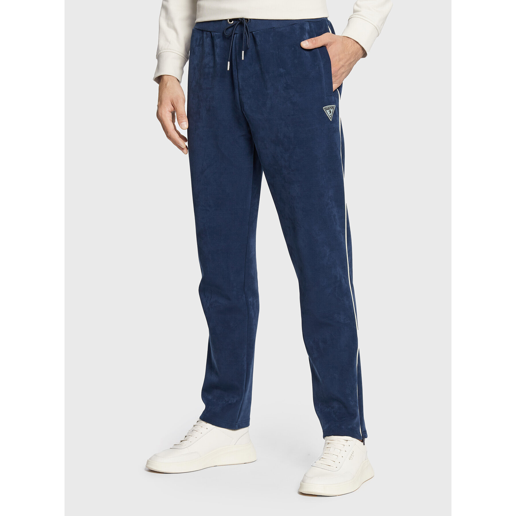 Guess Долнище анцуг Harve Z2BB03 KBC00 Тъмносин Regular Fit - Pepit.bg