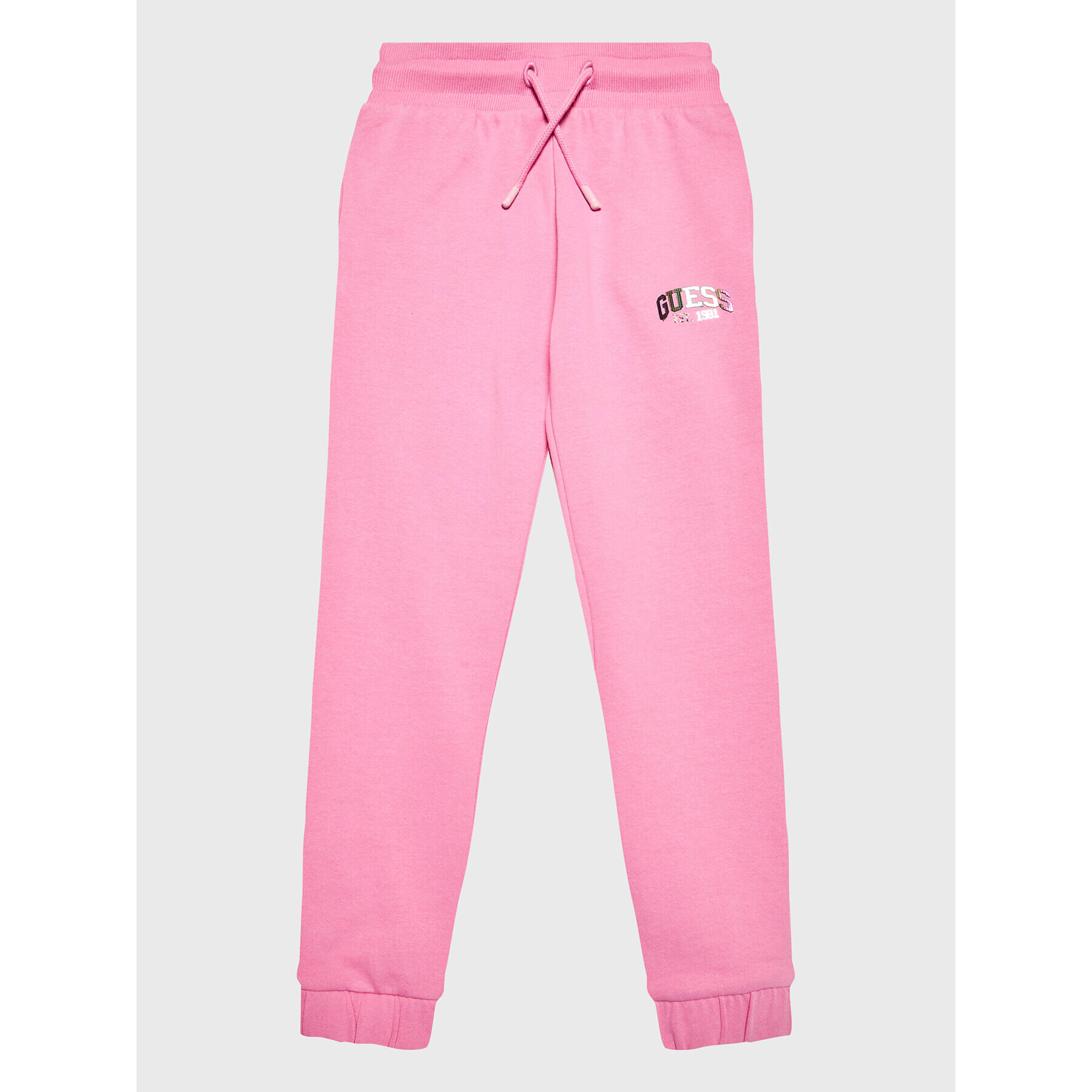 Guess Долнище анцуг J3RQ11 KA6R0 Розов Regular Fit - Pepit.bg